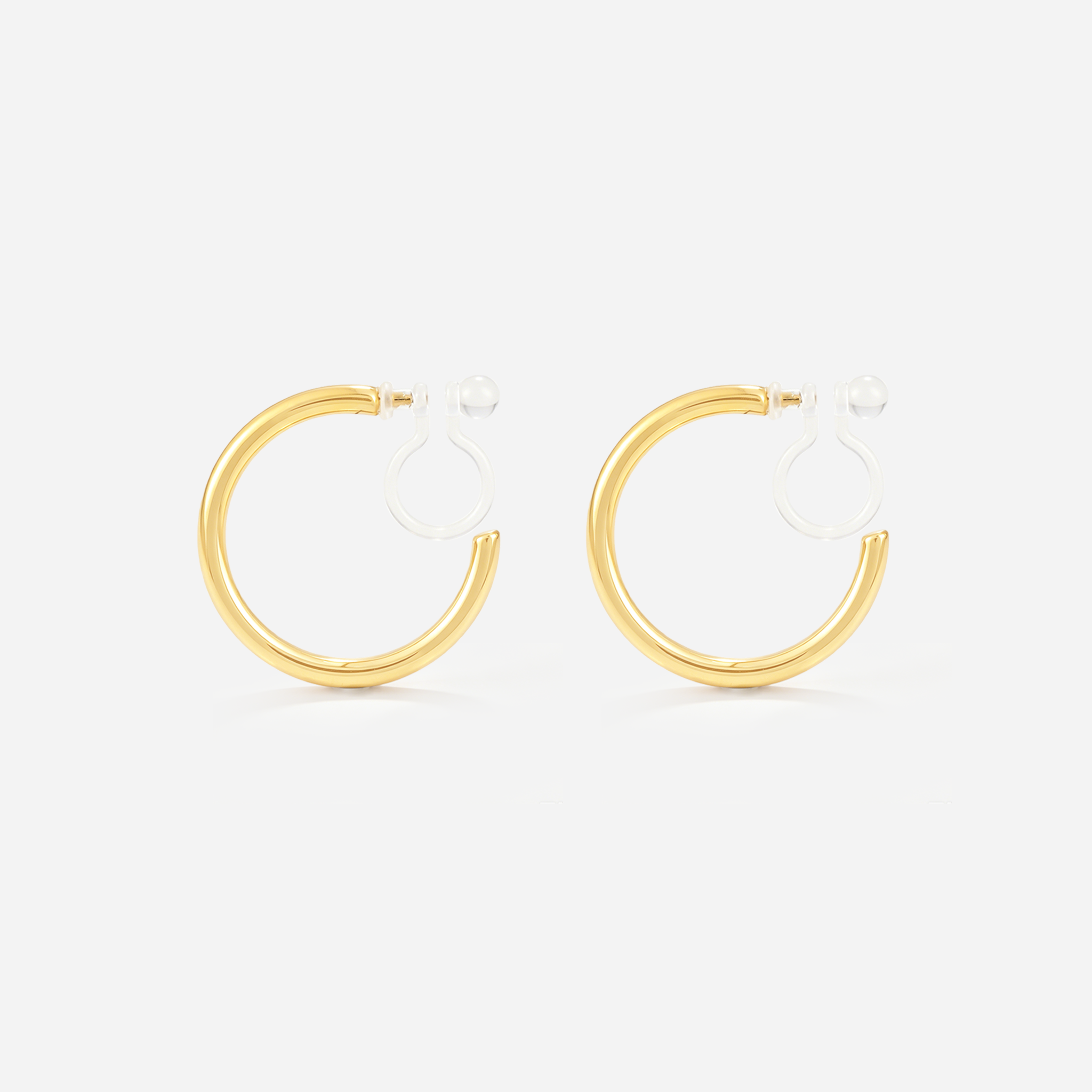Small Slim Daily Hoop Clip-On Earrings