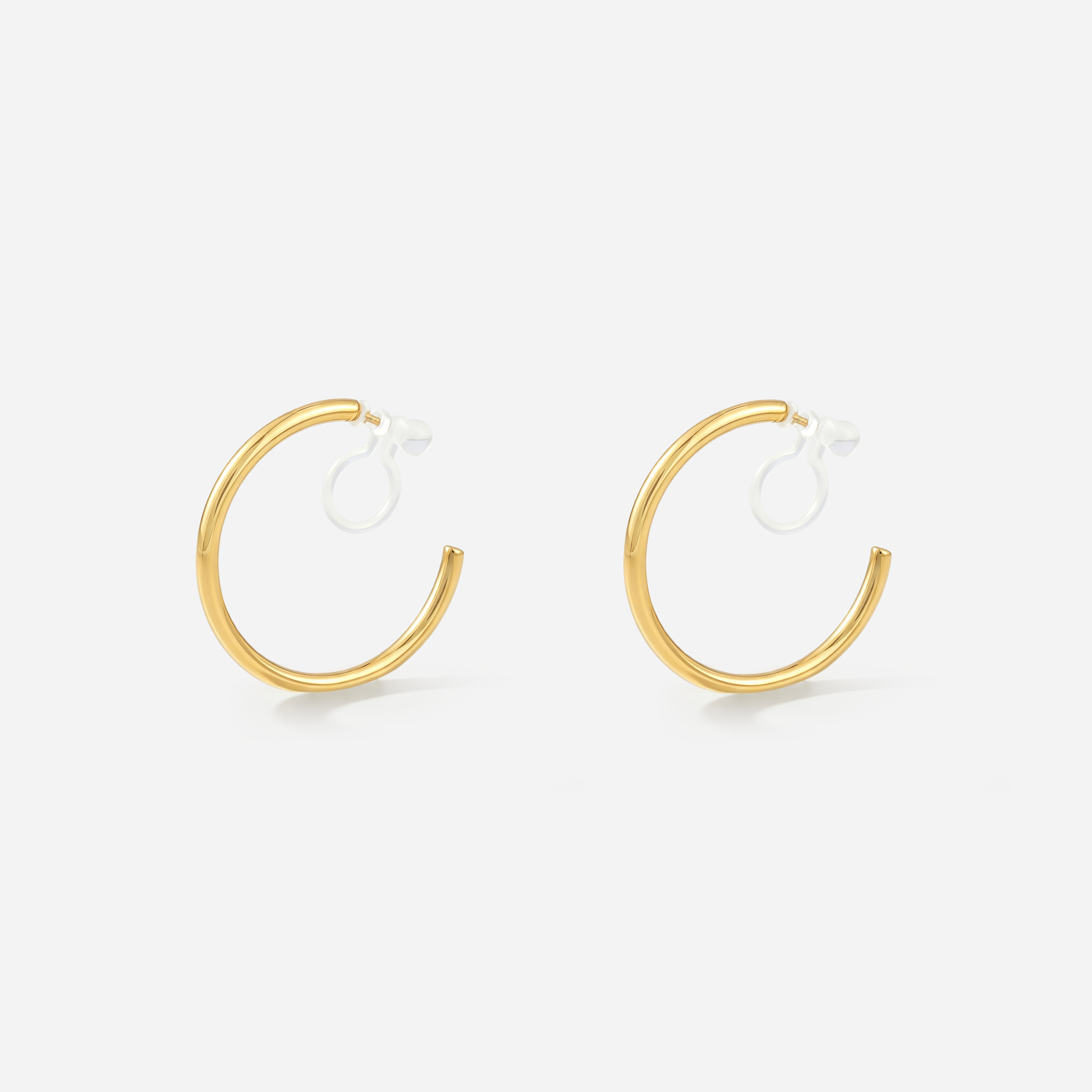 Medium Slim Daily Hoop Clip-On Earrings by SOMIY