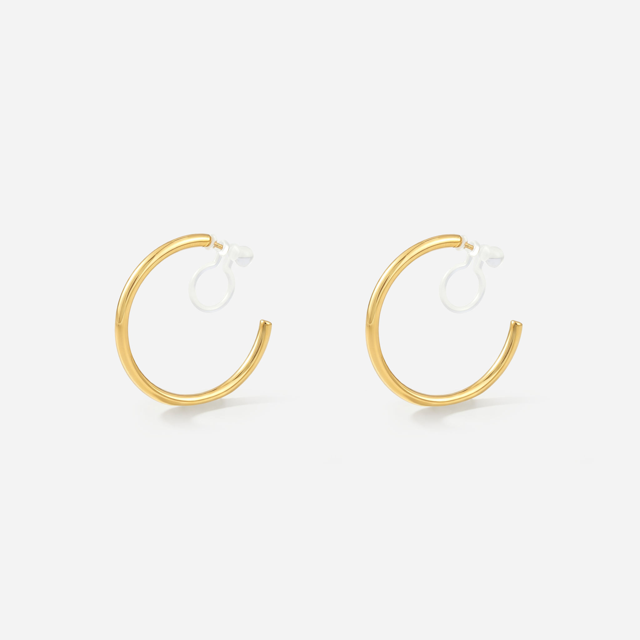Medium Slim Daily Hoop Clip-On Earrings by SOMIY
