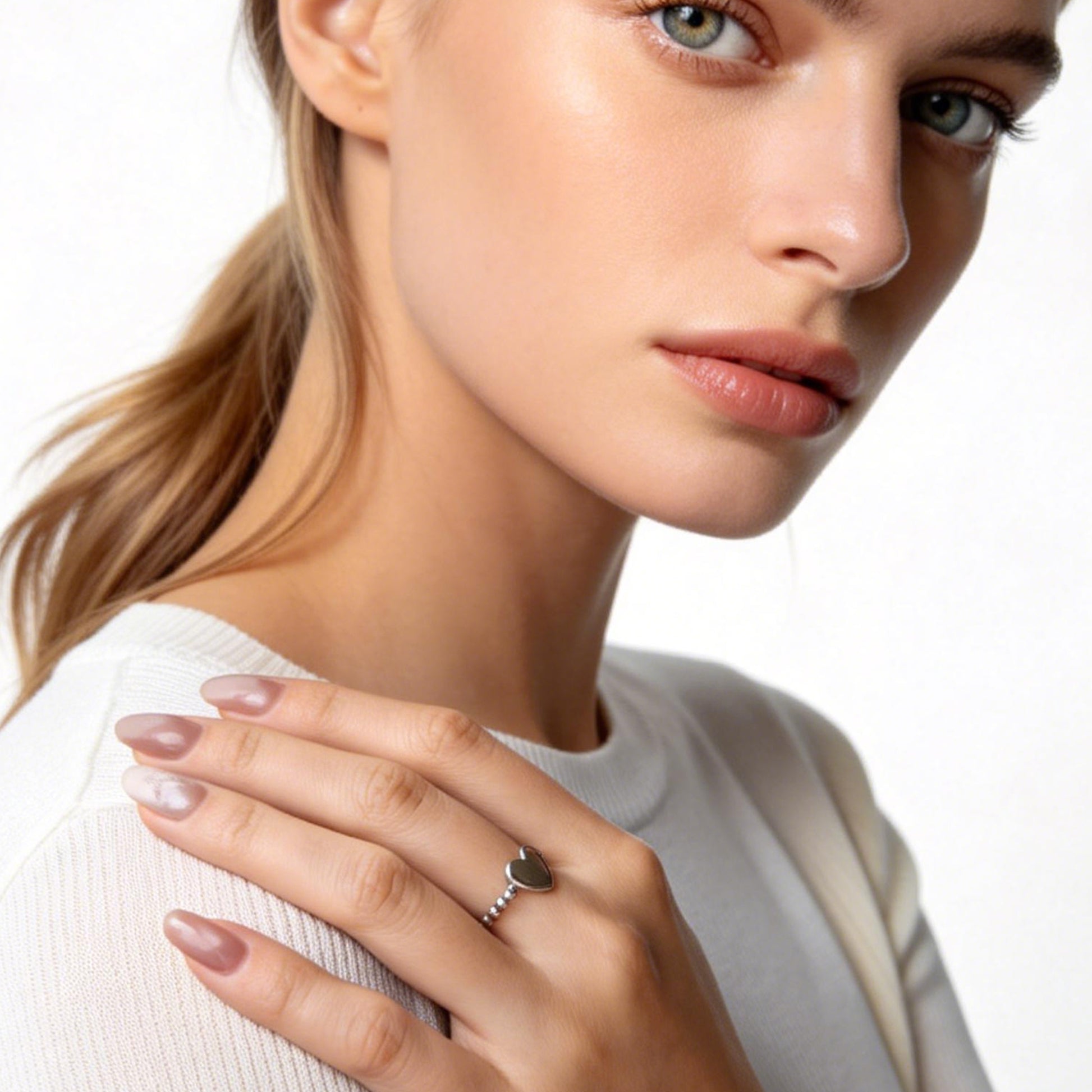 Minimalist Polished Slim Open Ring image 6 by SOMIY