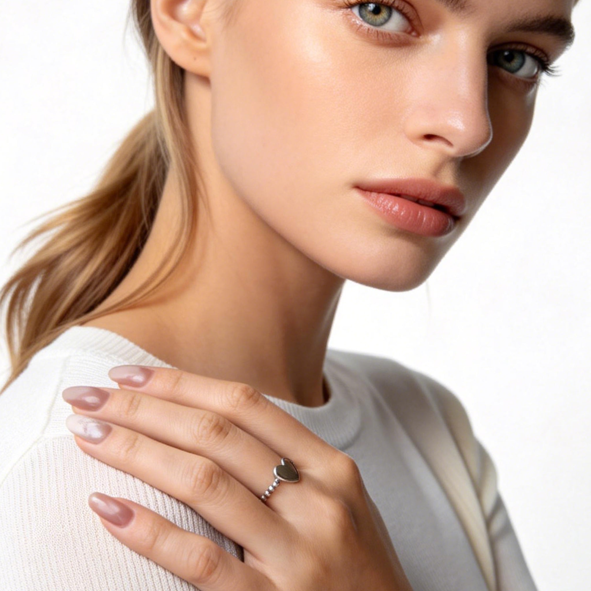 Minimalist Polished Slim Open Ring image 6 by SOMIY