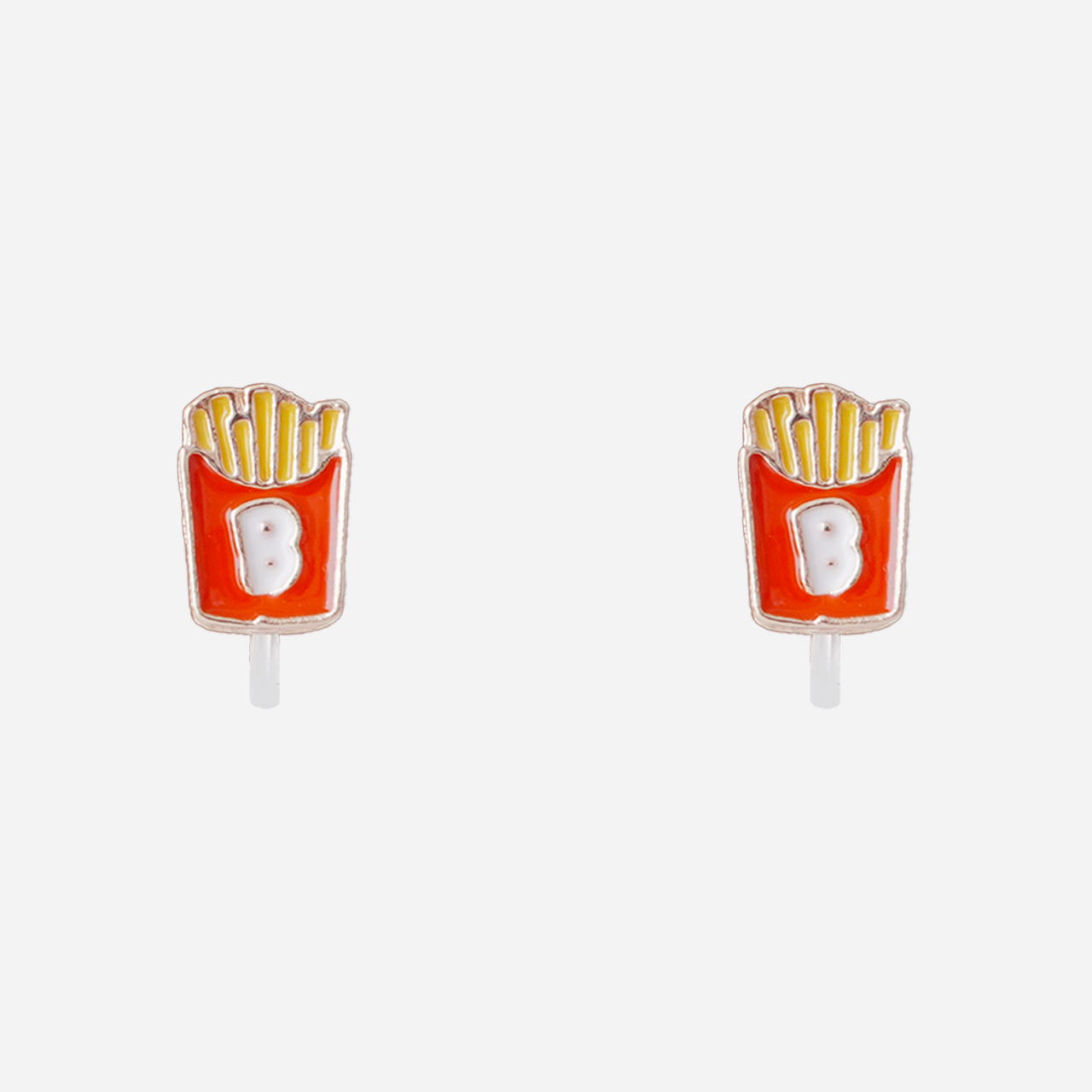 Cute French Fries Clip-On Earrings for Girls by SOMIY