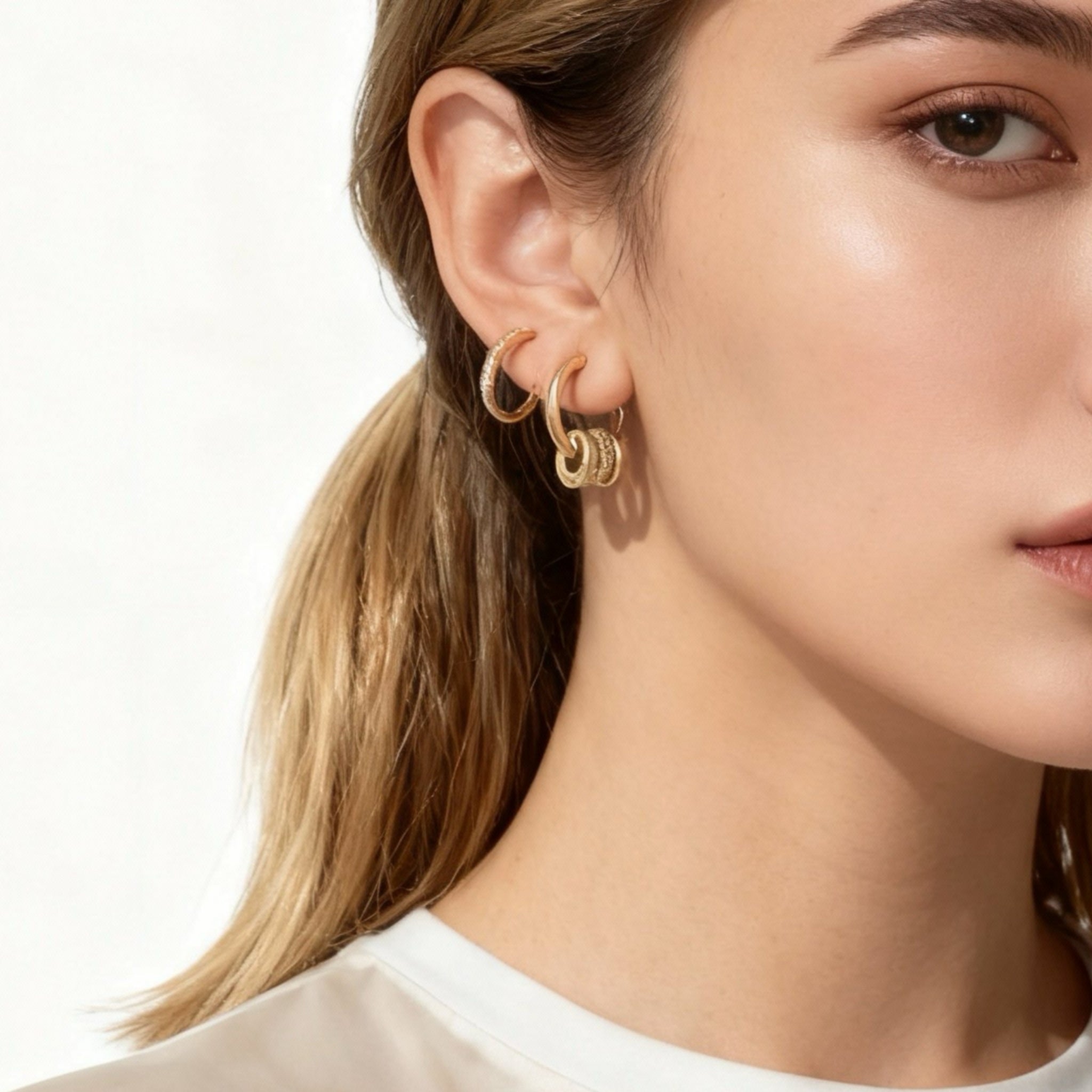 Fortune Bead Pendant Clip-On Earrings for non-pierced ears – SOMIY