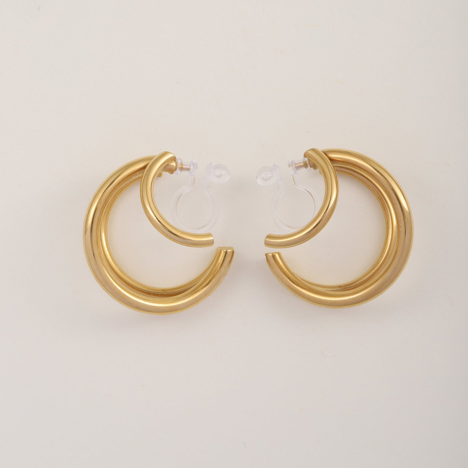 hoop clip-on earrings by SOMIY – pain-free non-pierced jewelry for everyday wear
