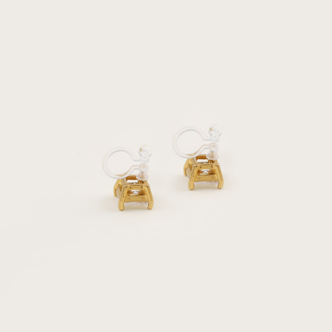 stud clip-on earrings by SOMIY – pain-free non-pierced jewelry for everyday wear