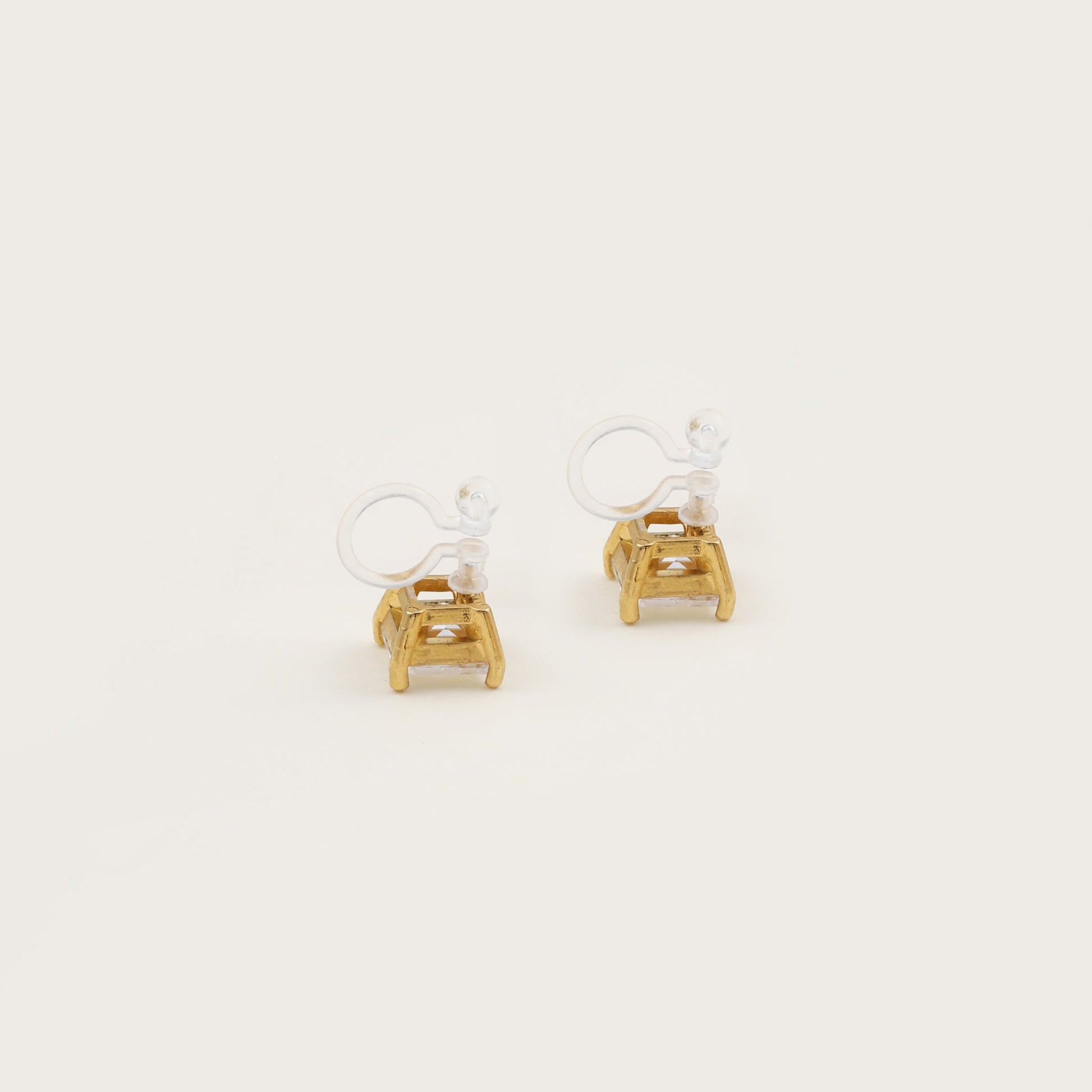 stud clip-on earrings by SOMIY – pain-free non-pierced jewelry for everyday wear