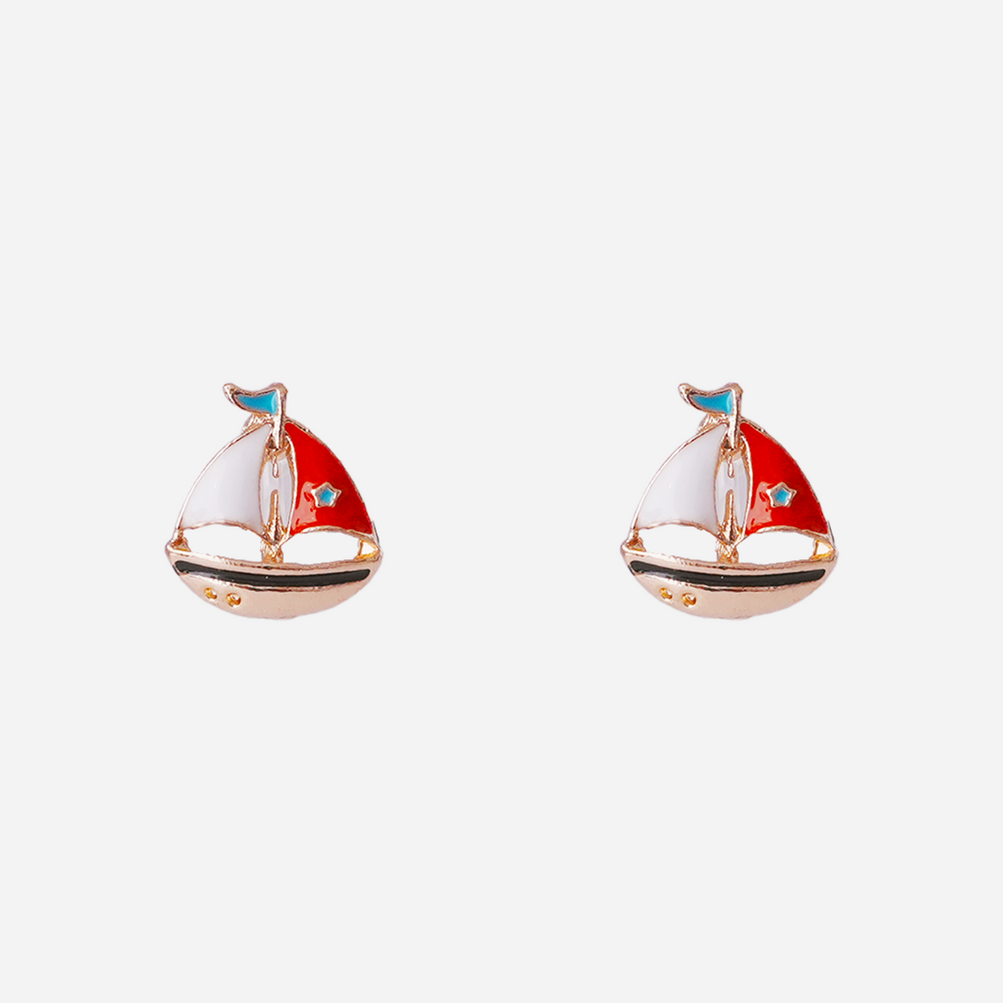 Sailing Ship Clip-On Earrings for Girls by SOMIY