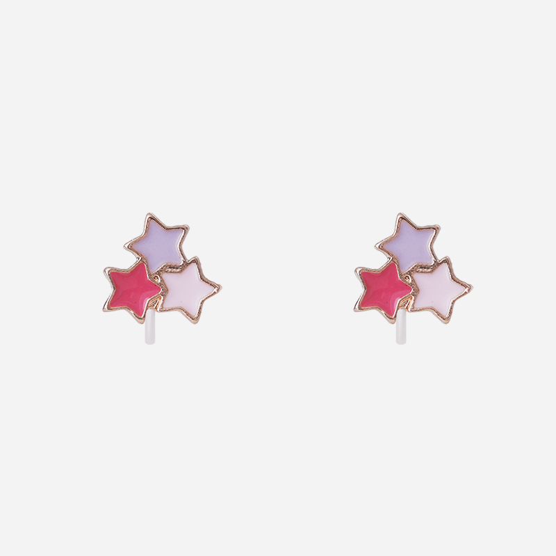 Cute Stars Clip-On Earrings for Girls for non-pierced ears – SOMIY