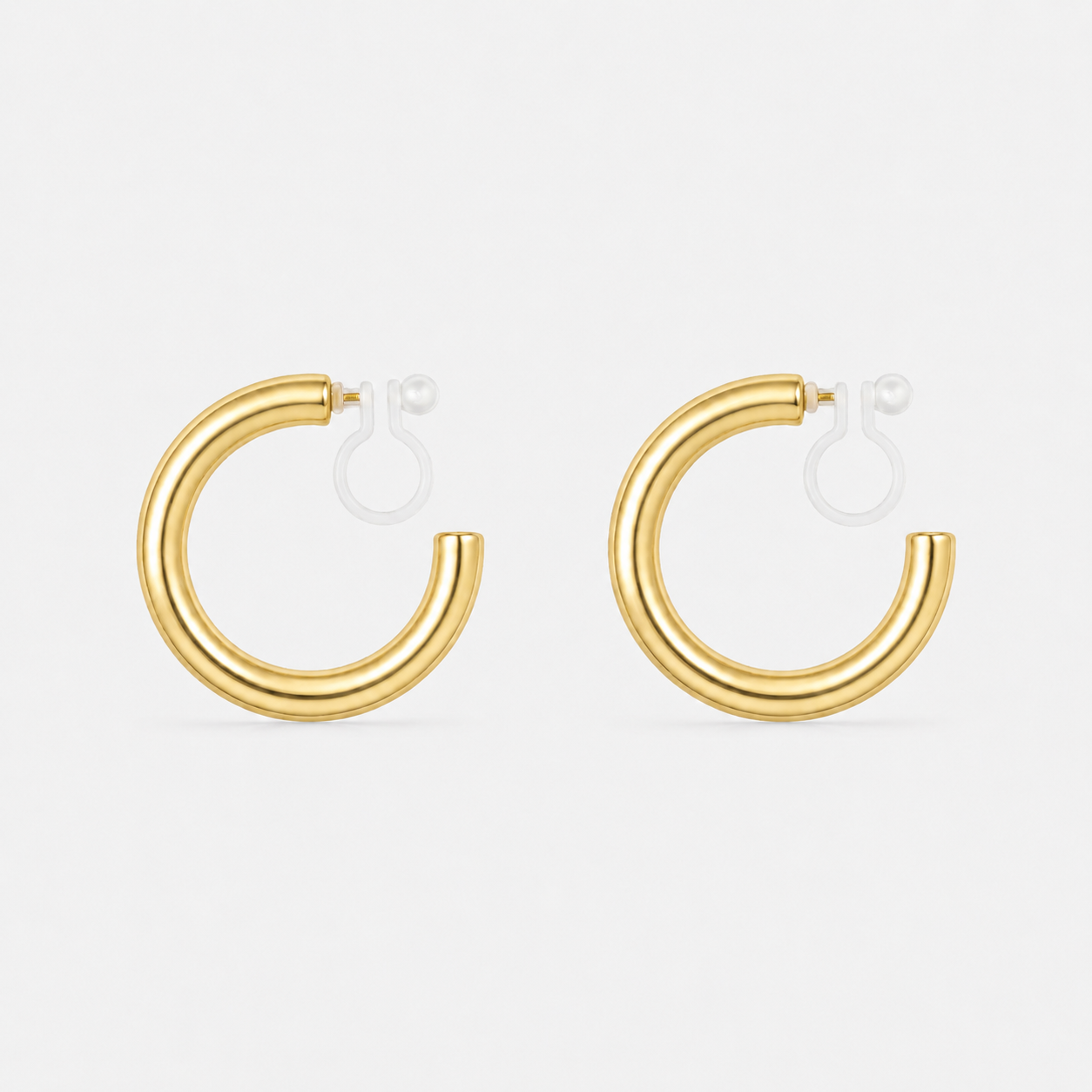 Medium Daily Hoop Clip-On Earrings by SOMIY