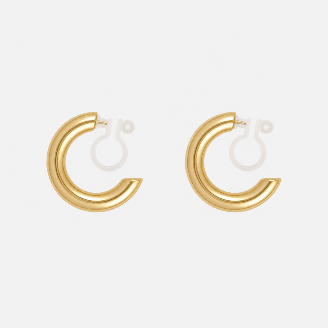 Small Daily Hoop Clip-On Earrings by SOMIY