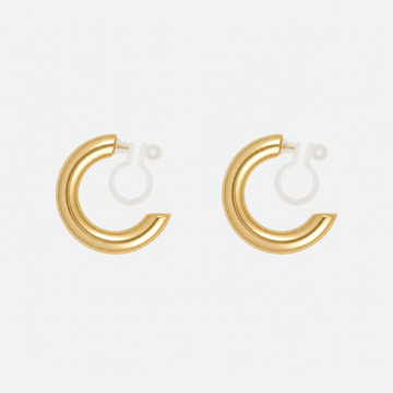 Small Daily Hoop Clip-On Earrings by SOMIY