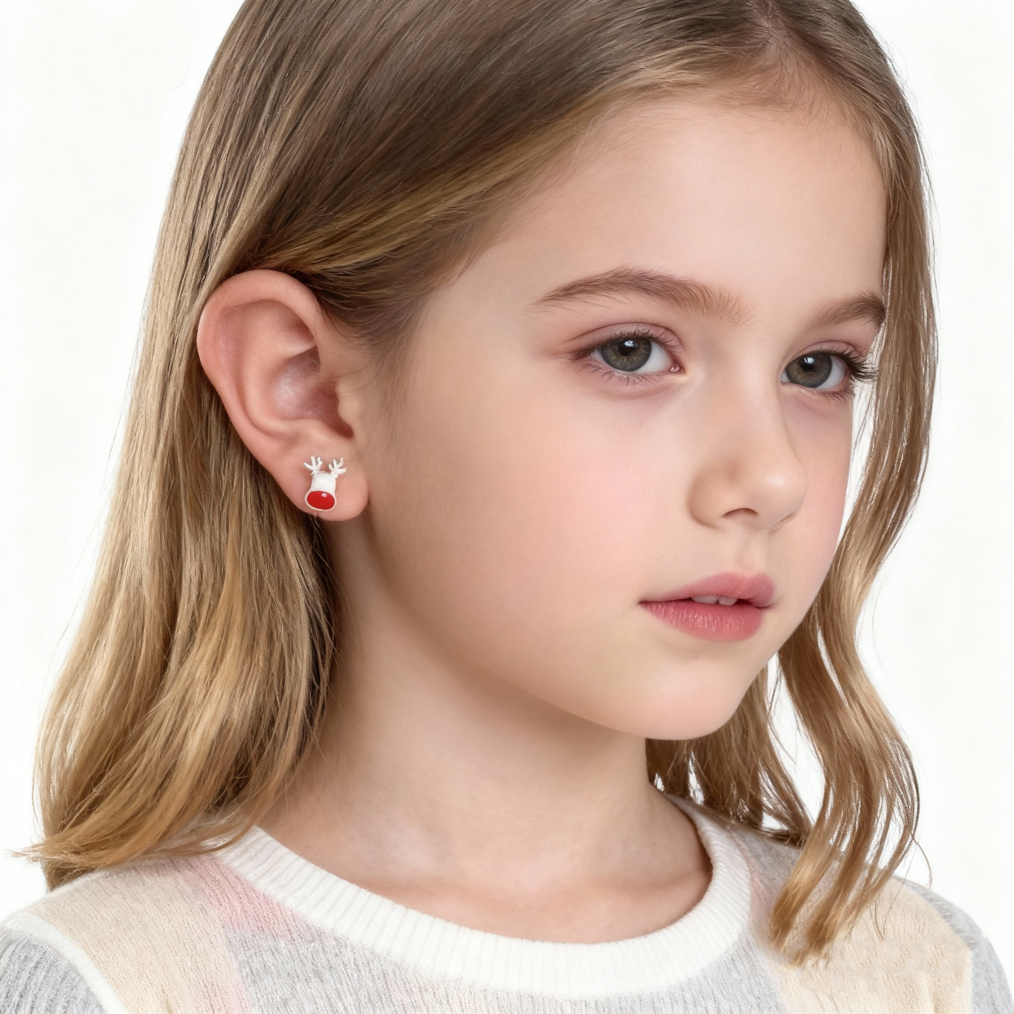 Fawn Cutie Clip On Earrings