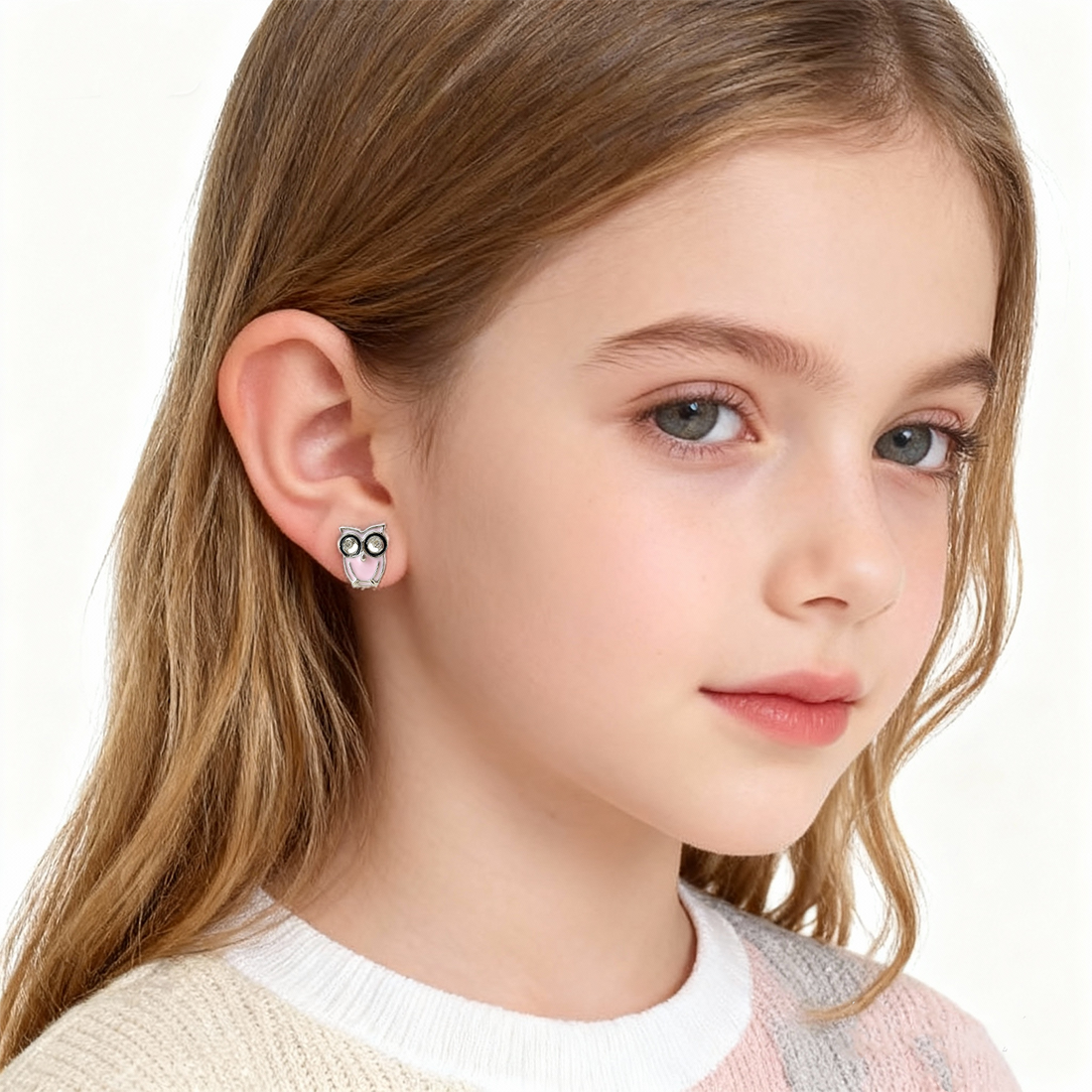 Cute Owl Clip-On Earrings for Girls for non-pierced ears – SOMIY