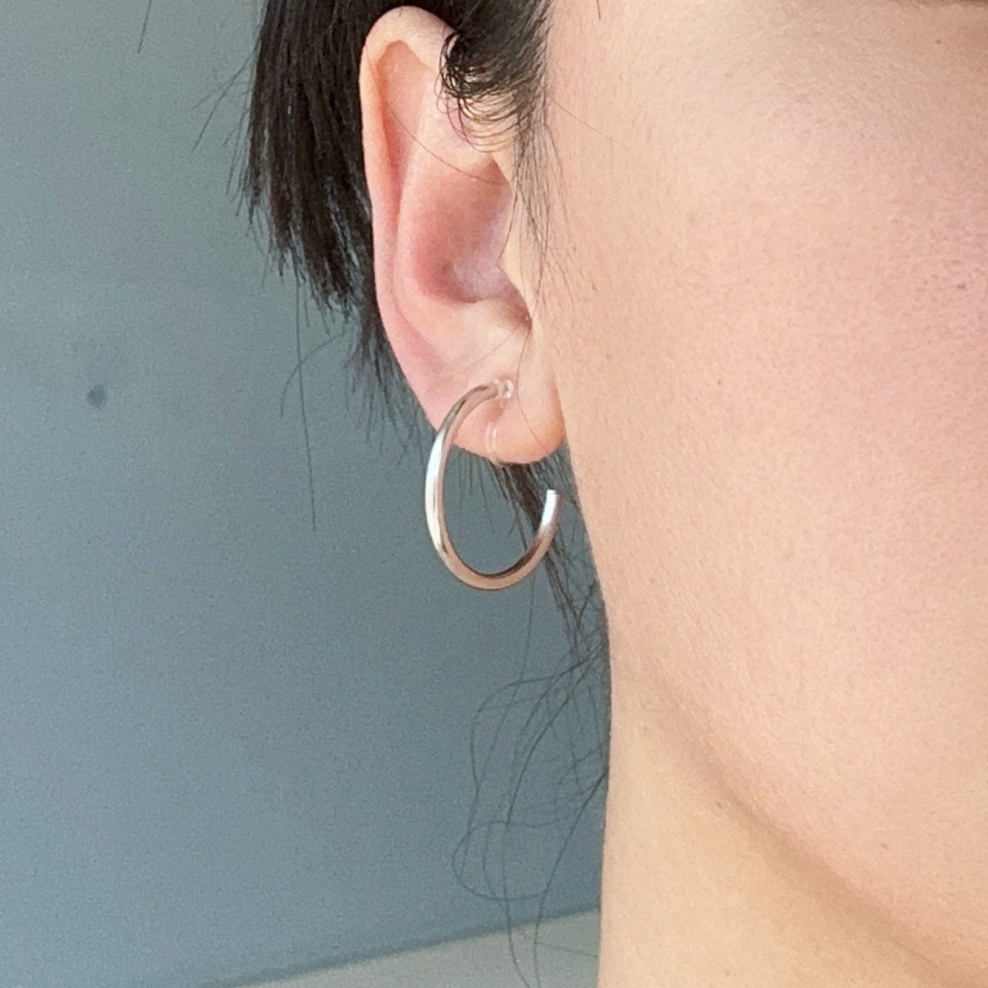 hoop clip-on earrings by SOMIY – pain-free non-pierced jewelry for everyday wear