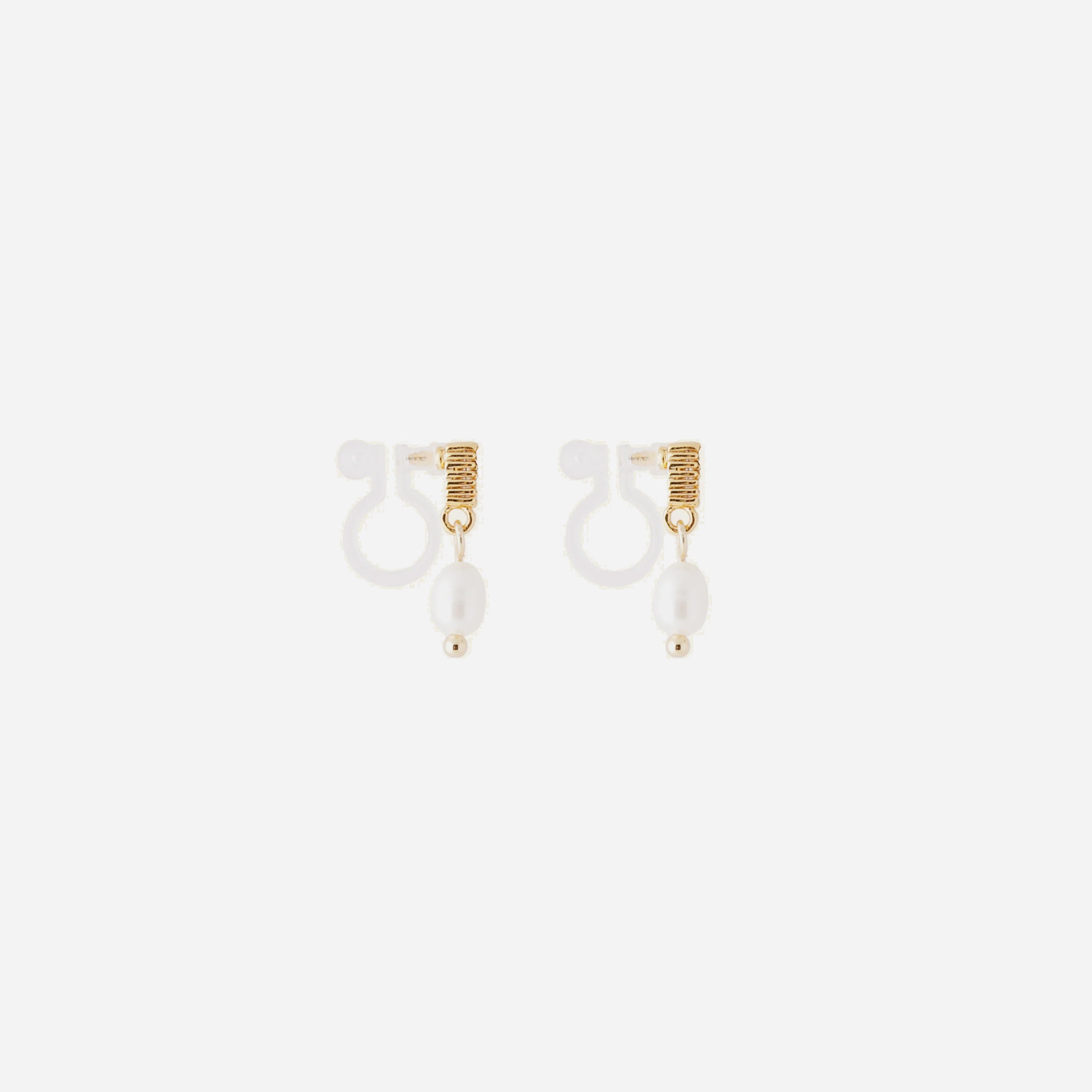 Dewdrop Pearl Clip-On Earrings - SOMIY