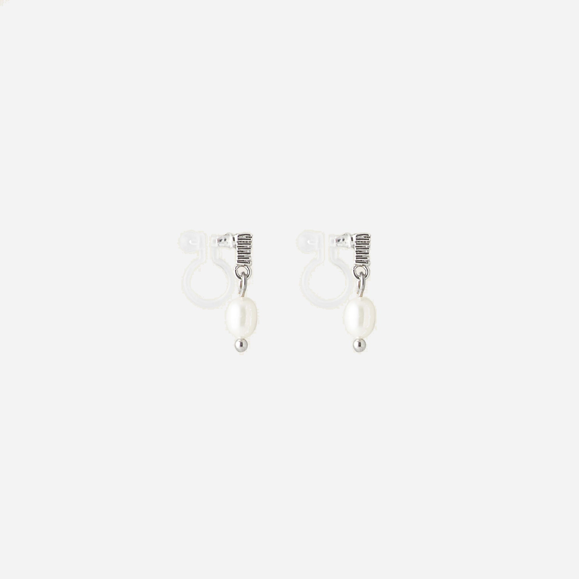 Dewdrop Pearl Clip-On Earrings - SOMIY