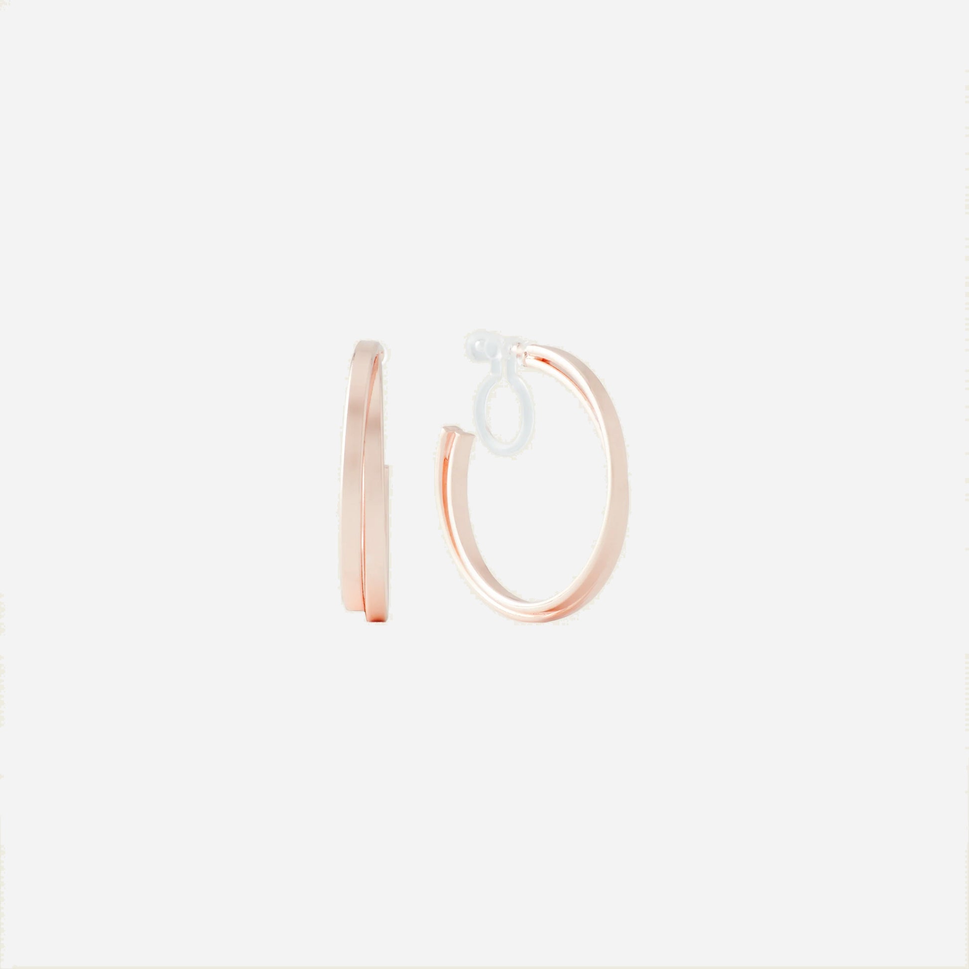 Duo-Hoops Clip-On Earrings - SOMIY