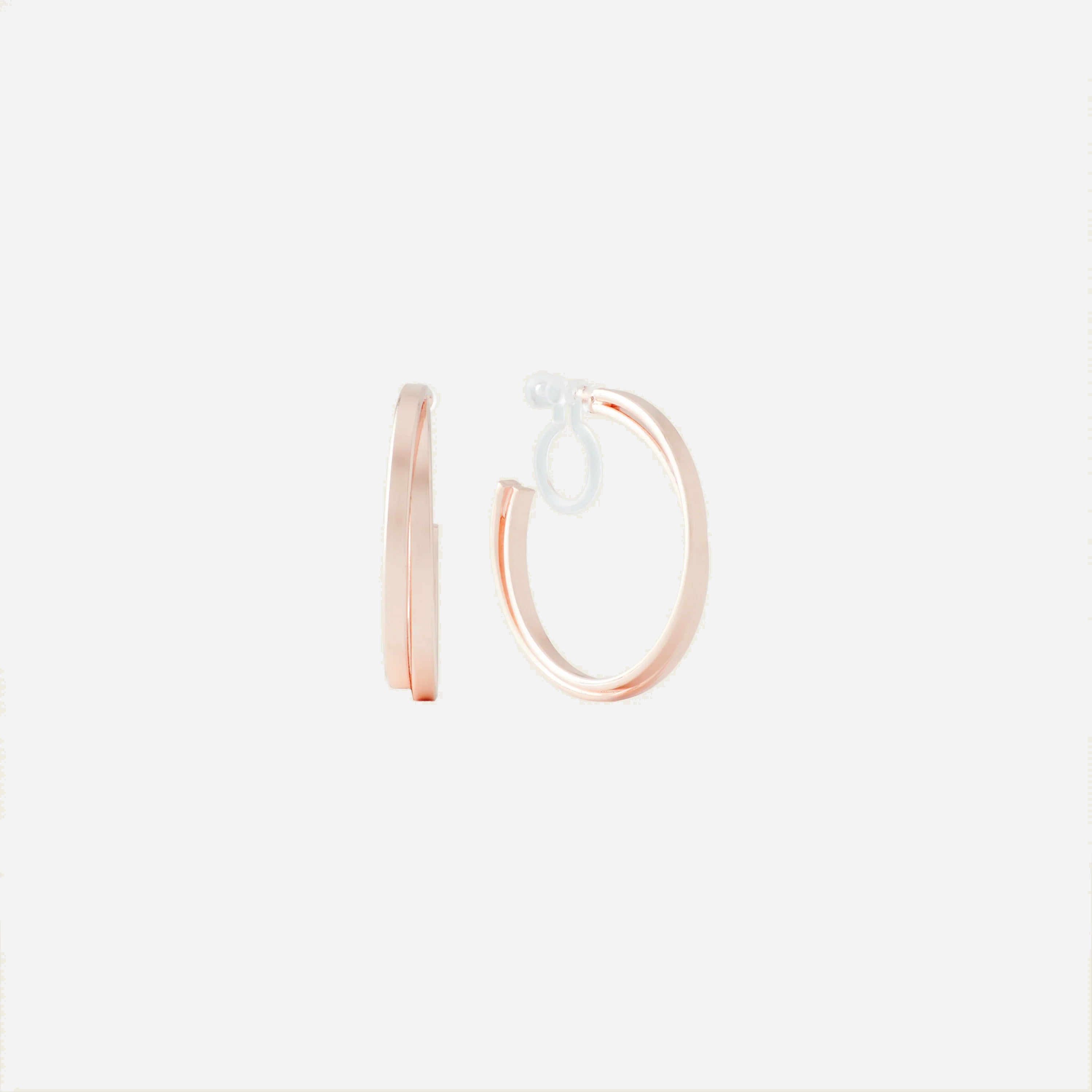 Duo-Hoops Clip-On Earrings - SOMIY