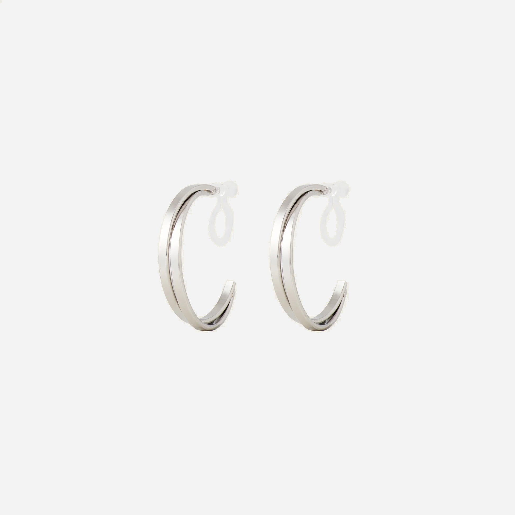 Duo-Hoops Clip-On Earrings - SOMIY