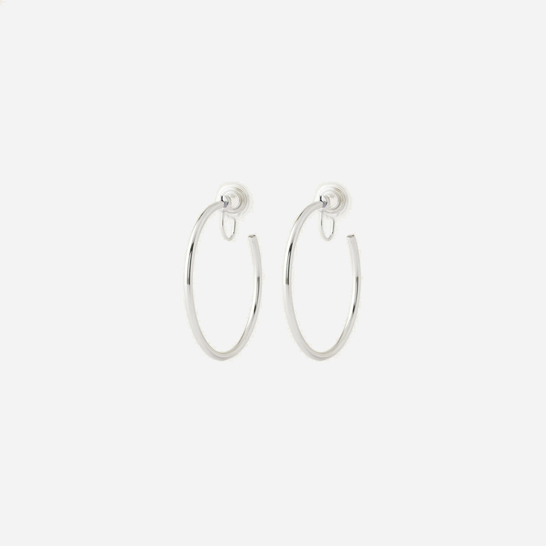 Thin Hoop Clip-On Earrings