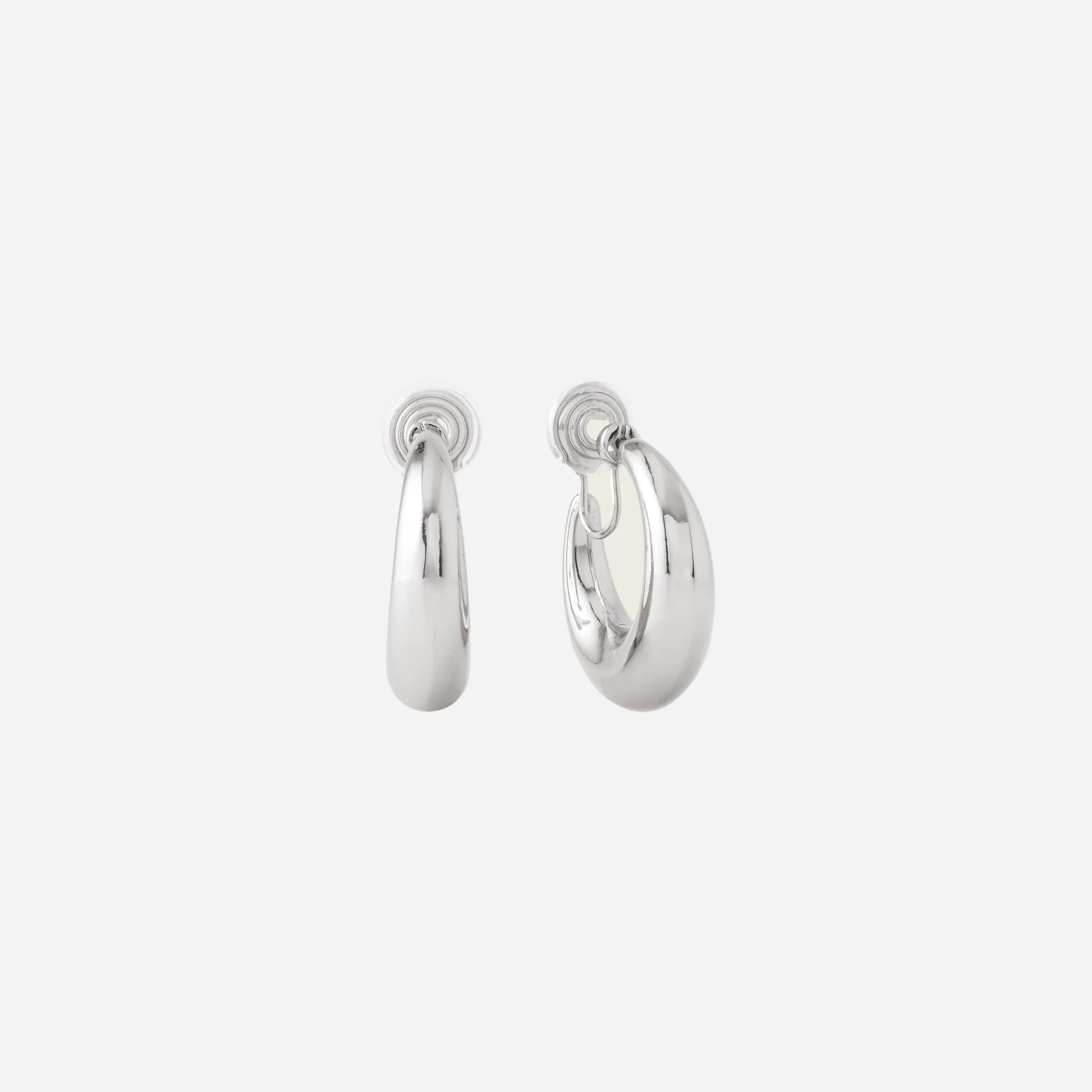 Medium Dome Hoop Clip-On Earrings - SOMIY