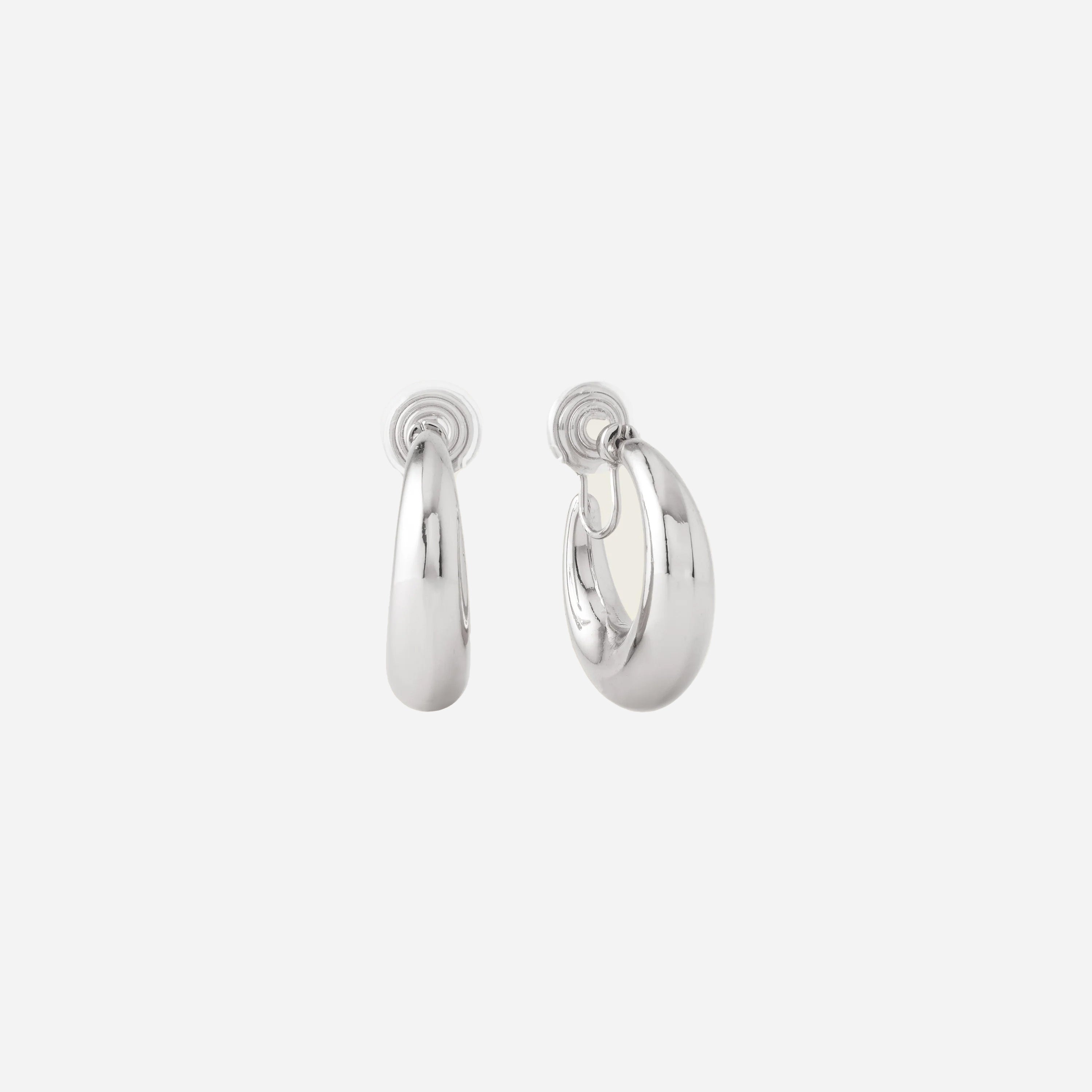 Medium Dome Hoop Clip-On Earrings - SOMIY