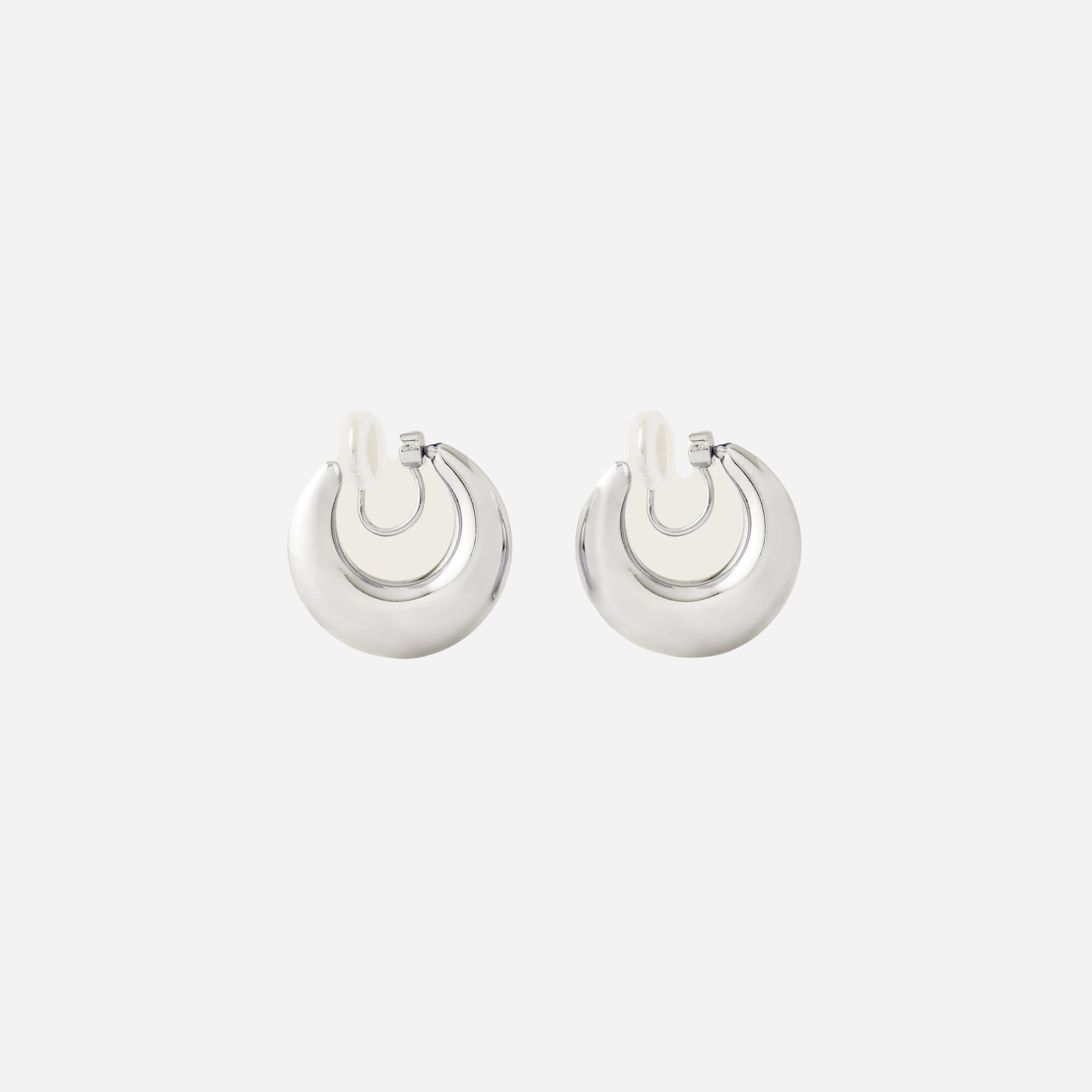Medium Dome Hoop Clip-On Earrings - SOMIY