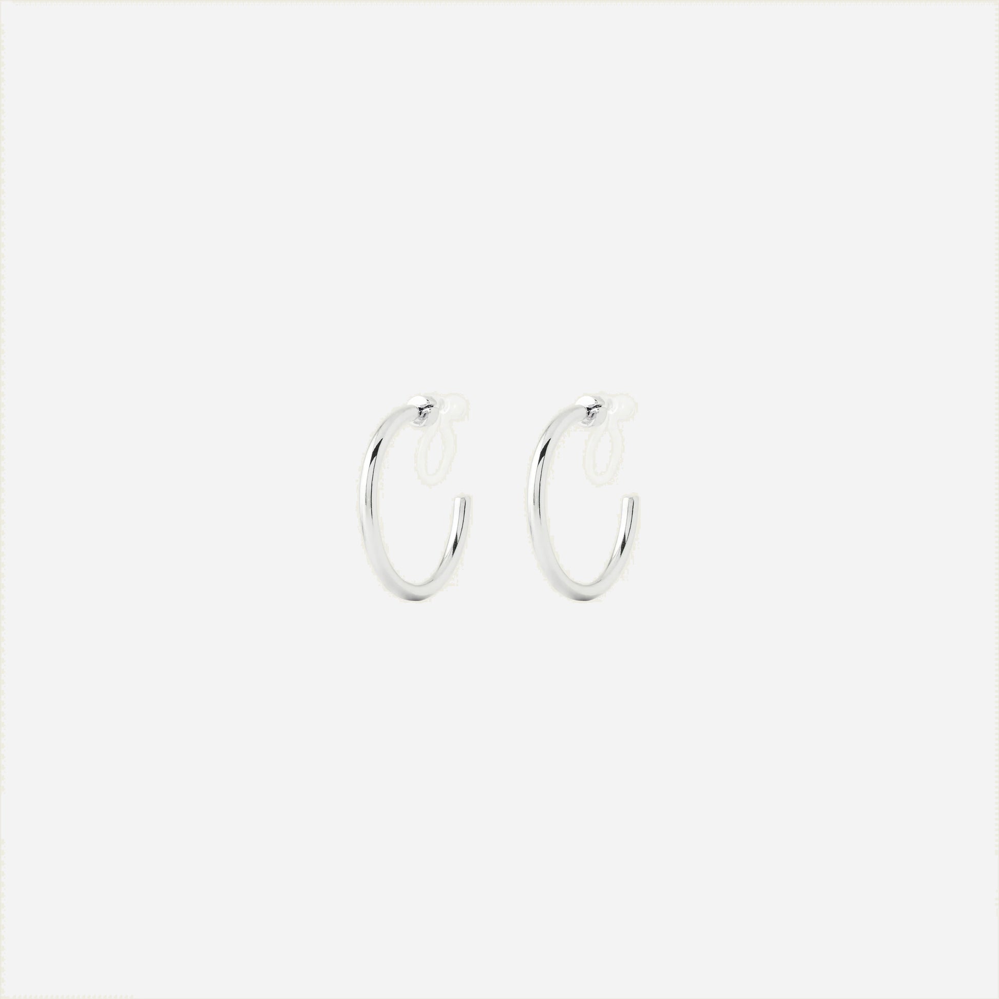 Sleek C-Hoop Clip-On Earrings - SOMIY