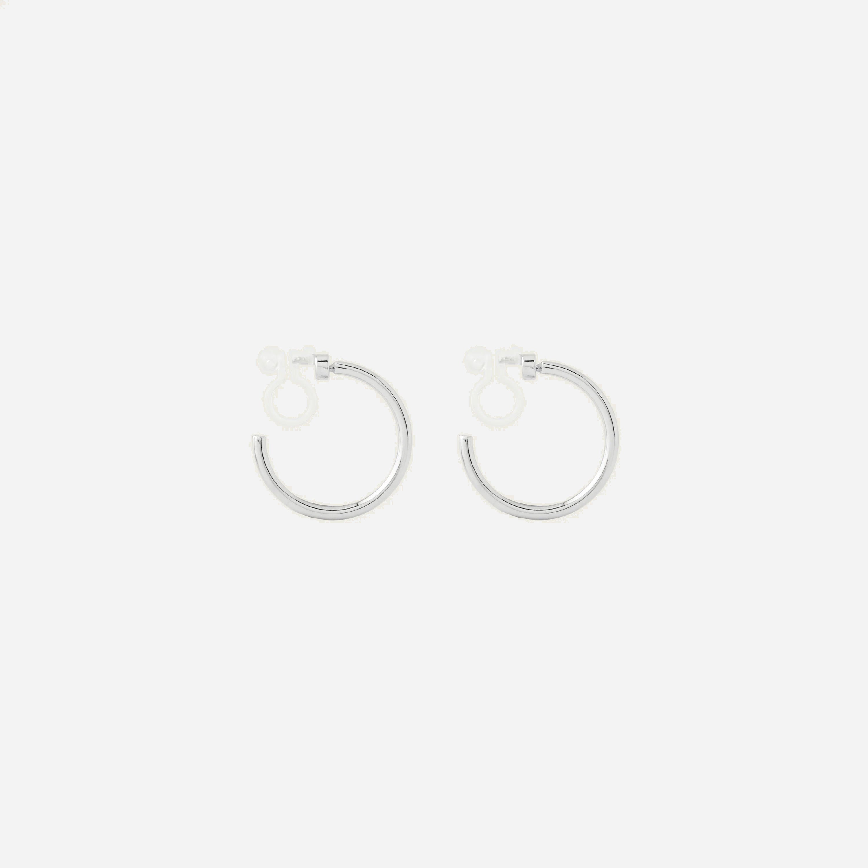 Sleek C-Hoop Clip-On Earrings - SOMIY