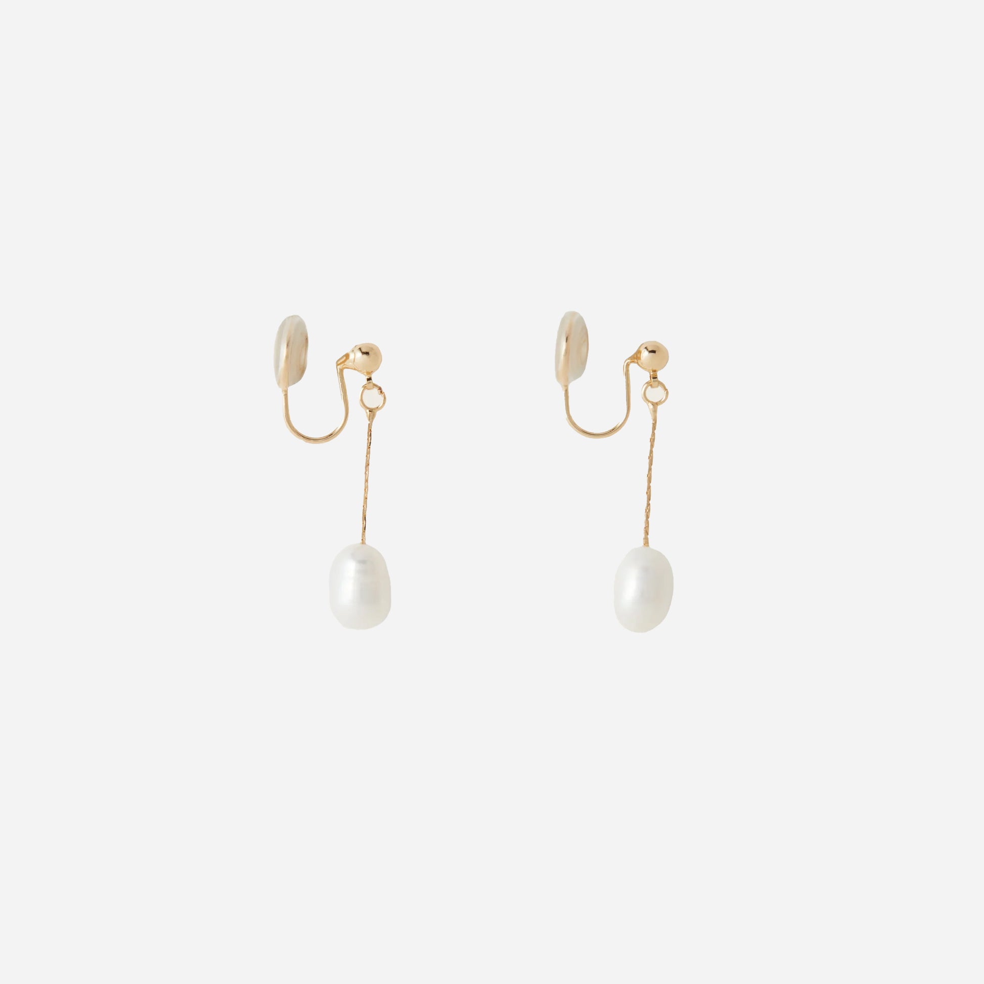 Adriene Pearl Clip-On Earrings - SOMIY