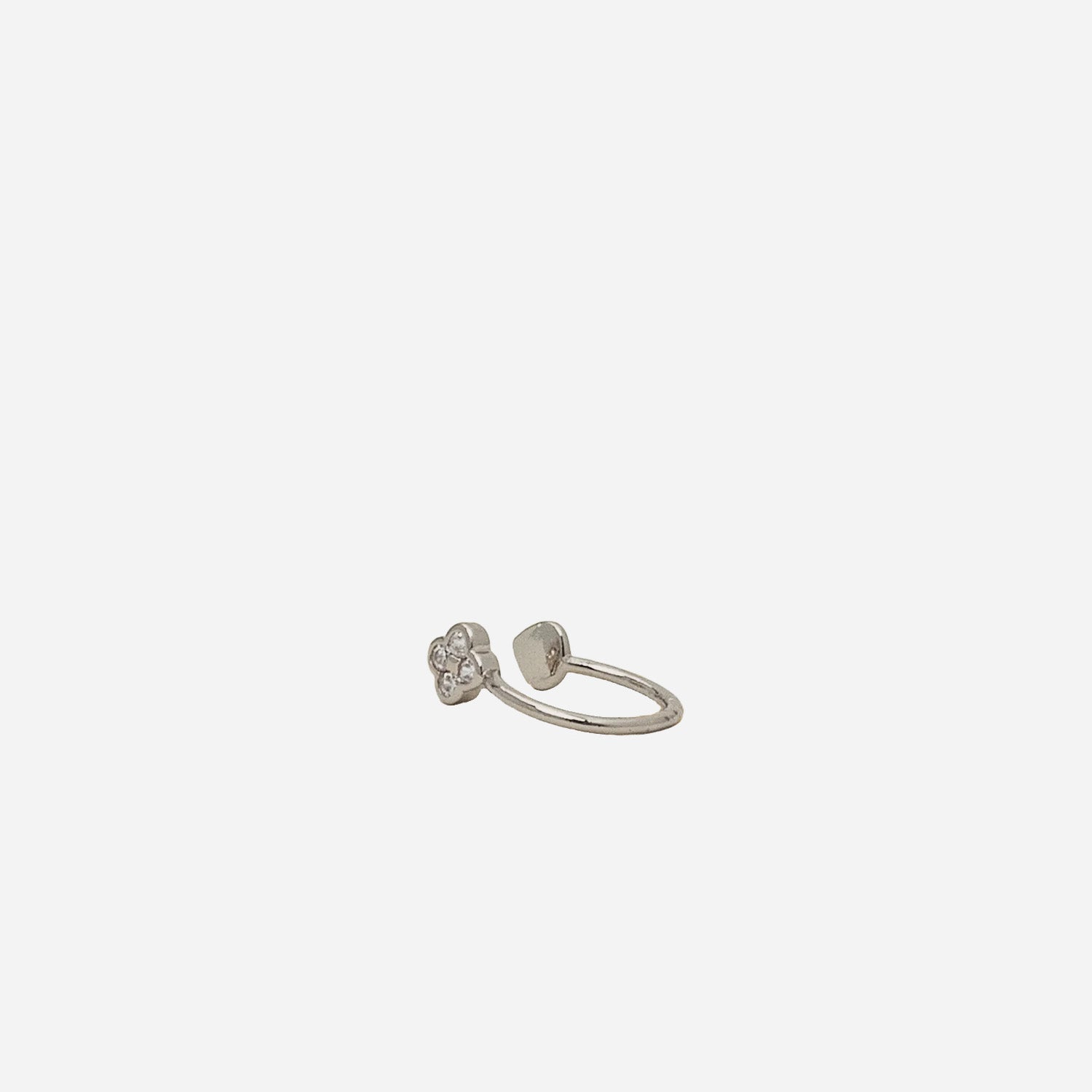 Diamond Four Leaf Clover Ear Cuff - SOMIY