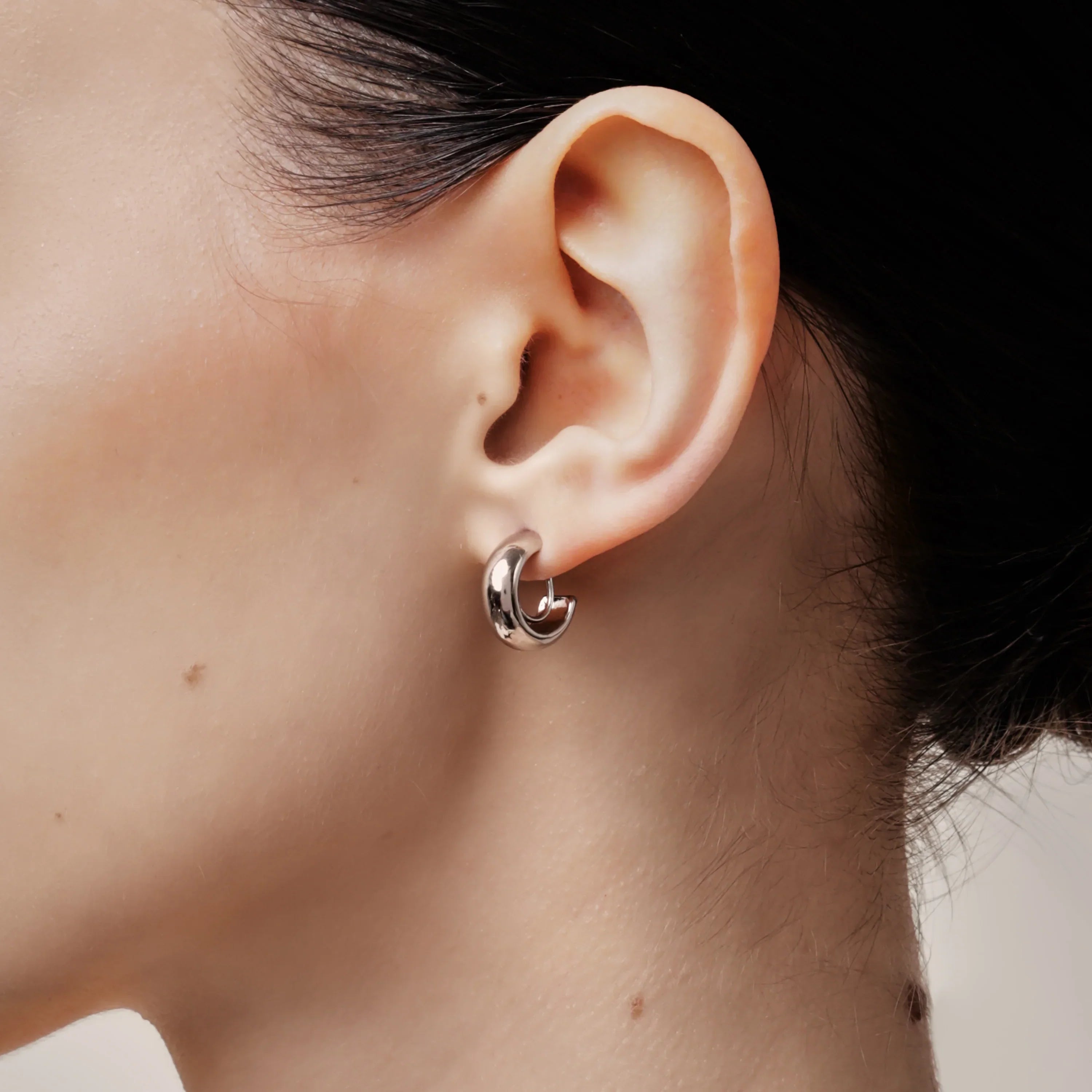 hoop clip-on earrings by SOMIY – pain-free non-pierced jewelry for everyday wear