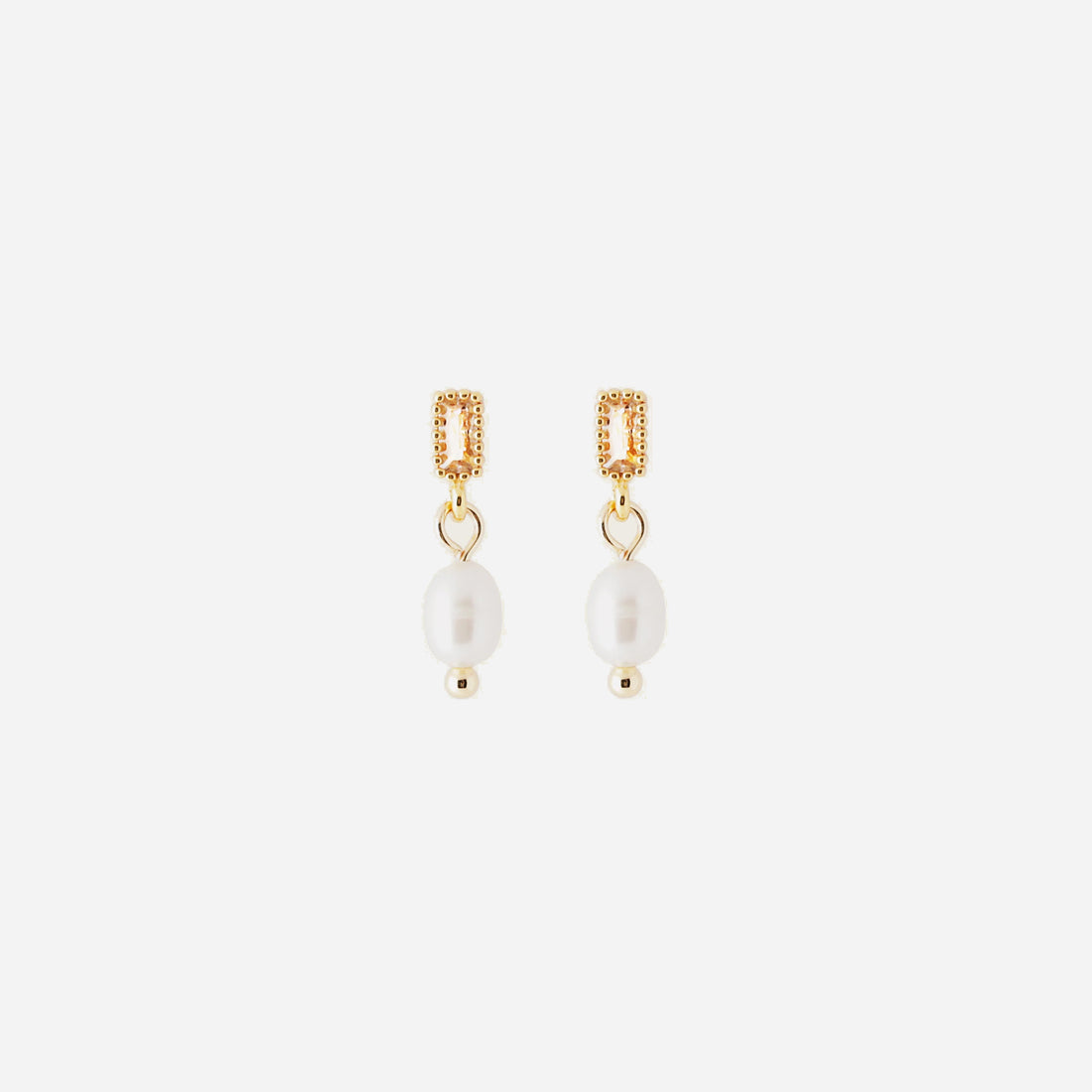 Dewdrop Pearl Clip-On Earrings - SOMIY