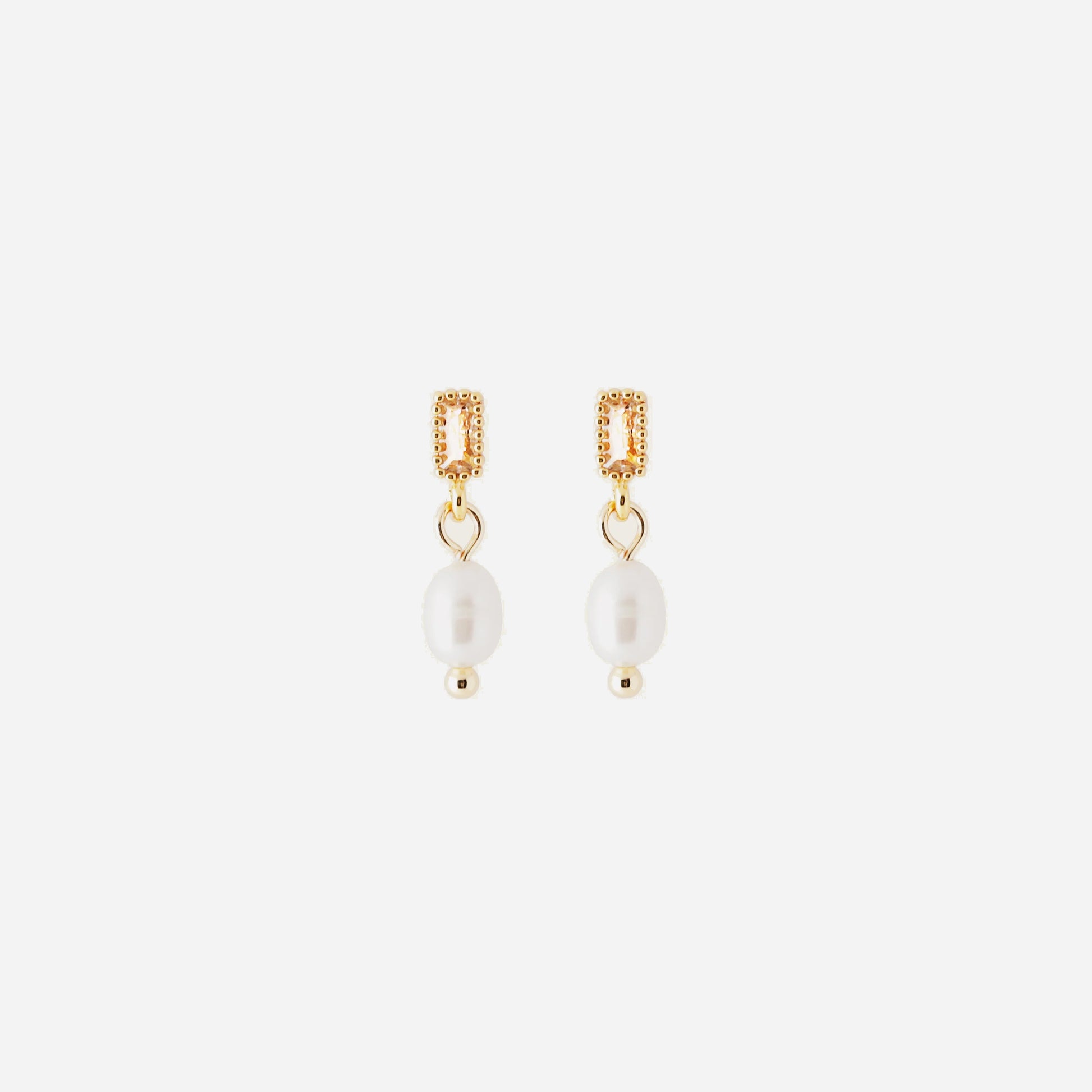 Dewdrop Pearl Clip-On Earrings - SOMIY