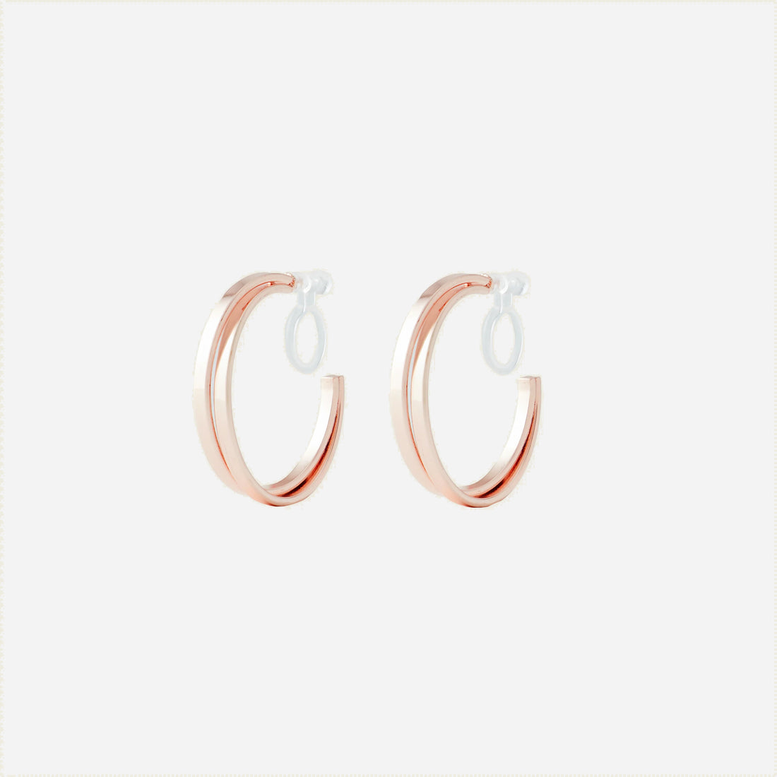 Duo-Hoops Clip-On Earrings