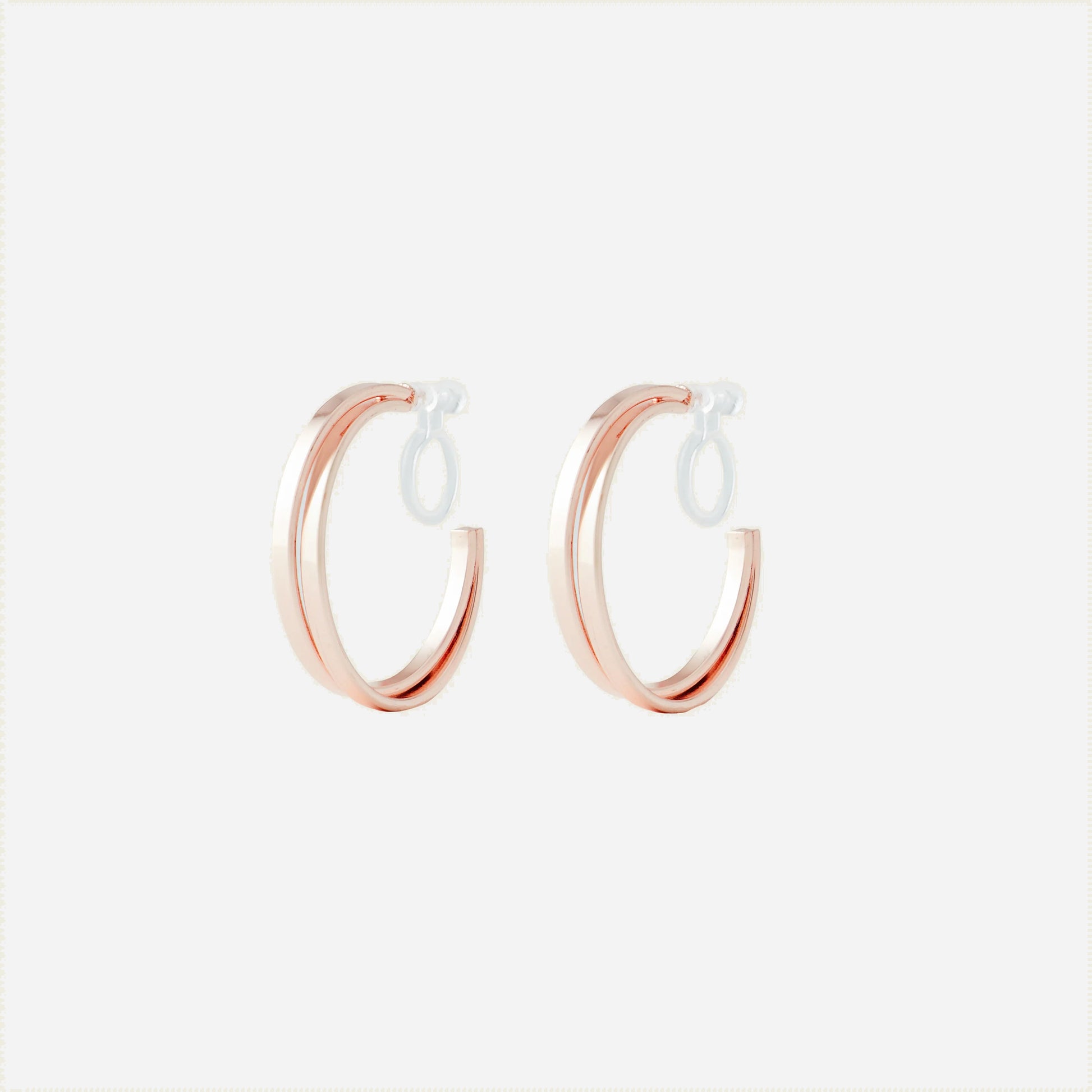 Duo-Hoops Clip-On Earrings - SOMIY