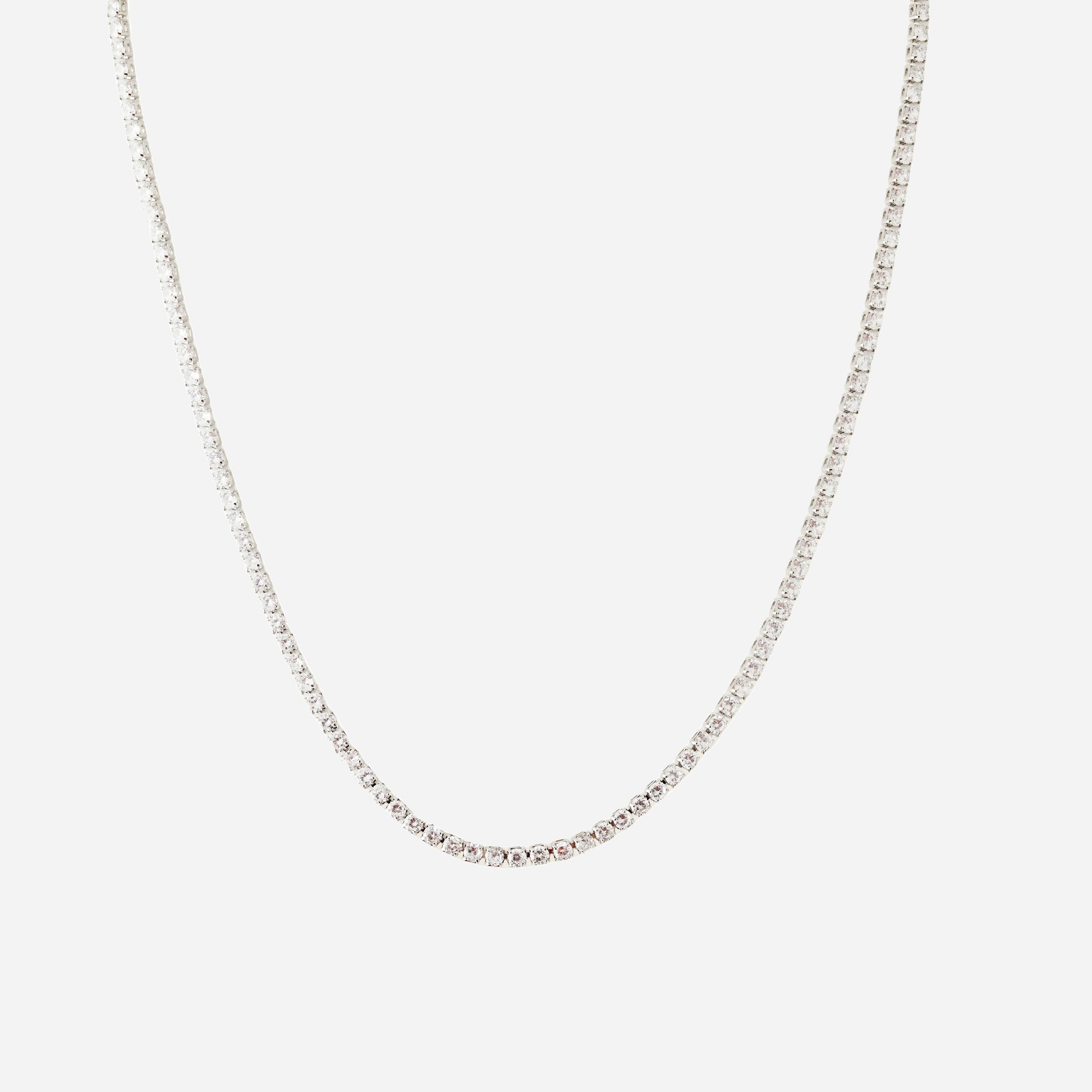 Eternity Diamond Line Necklace - SOMIY