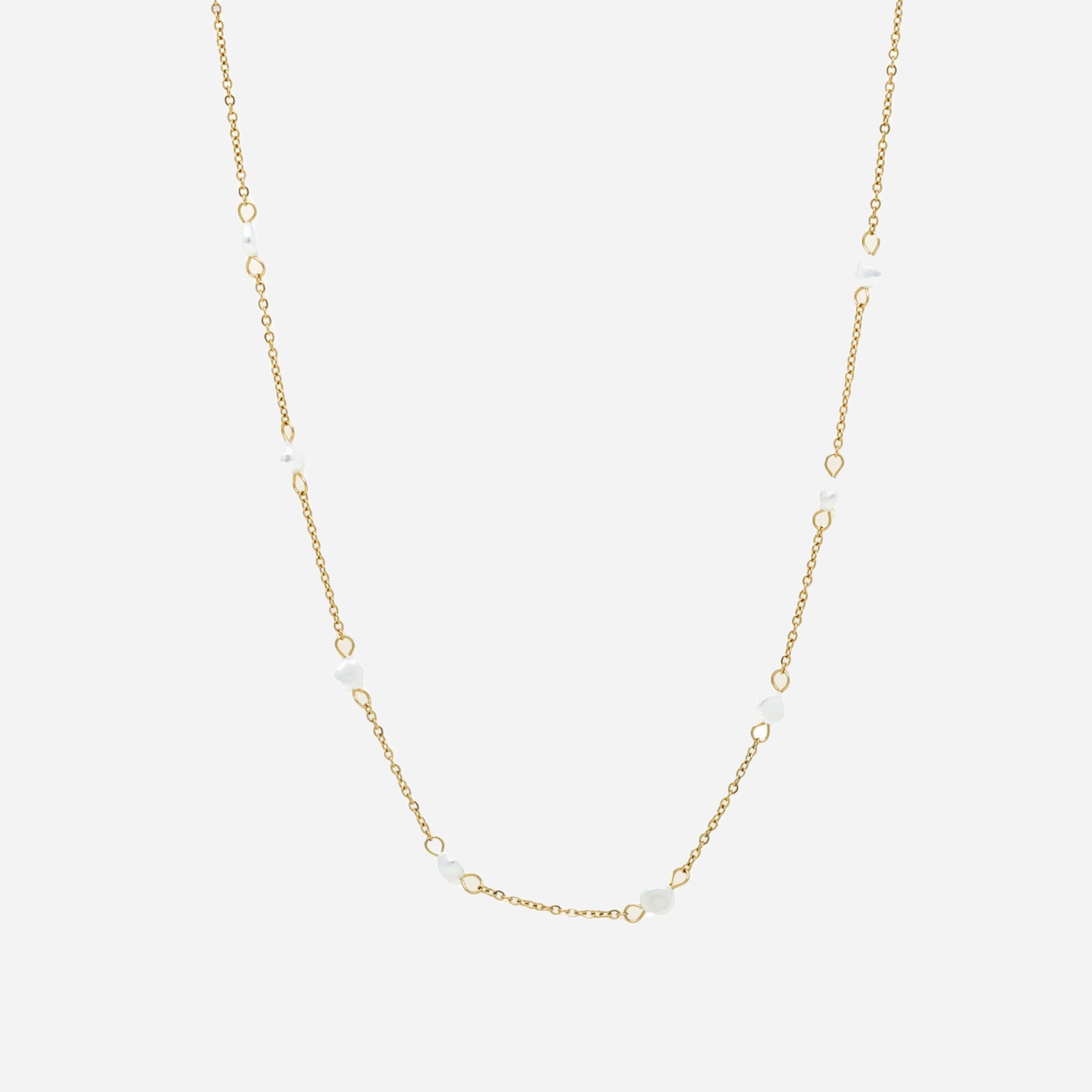 Pearl Chain Necklace - SOMIY