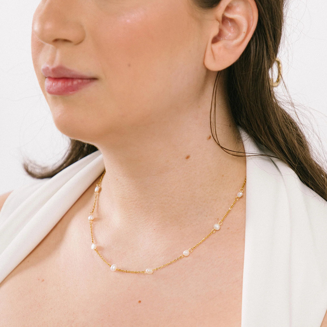 Pearl Chain Necklace - SOMIY
