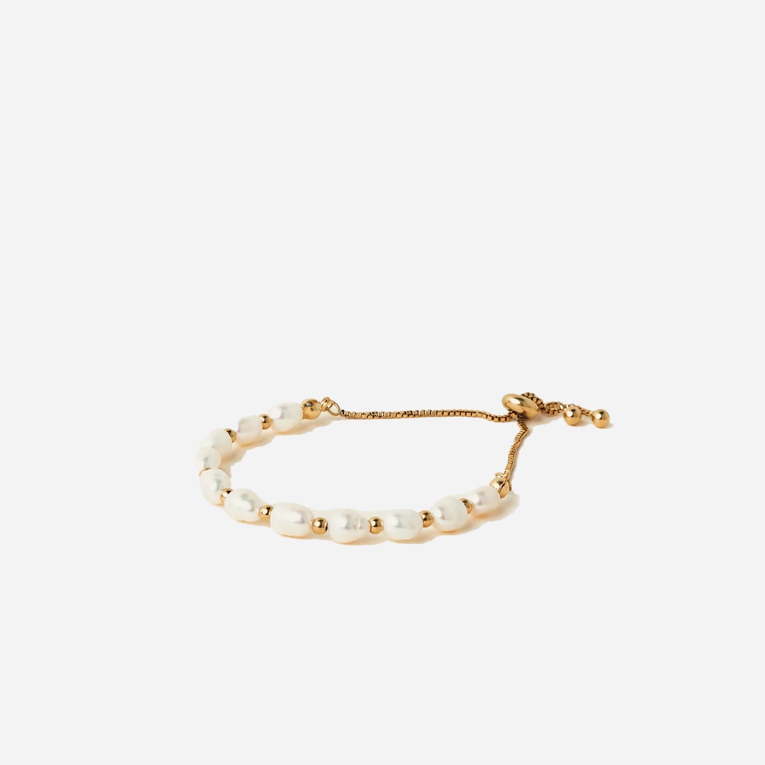Gold Pearladjustable ring by SOMIY – elegant minimalist jewelry for everyday wear