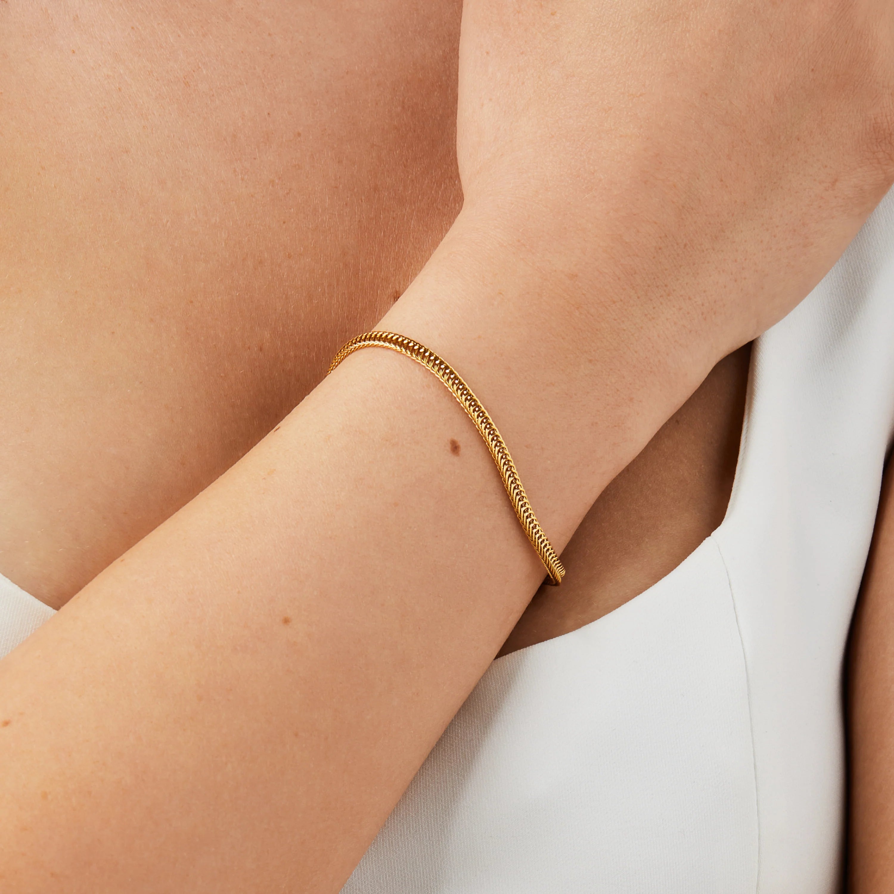 Serpentine Luxe Gold Bracelet - SOMIY
