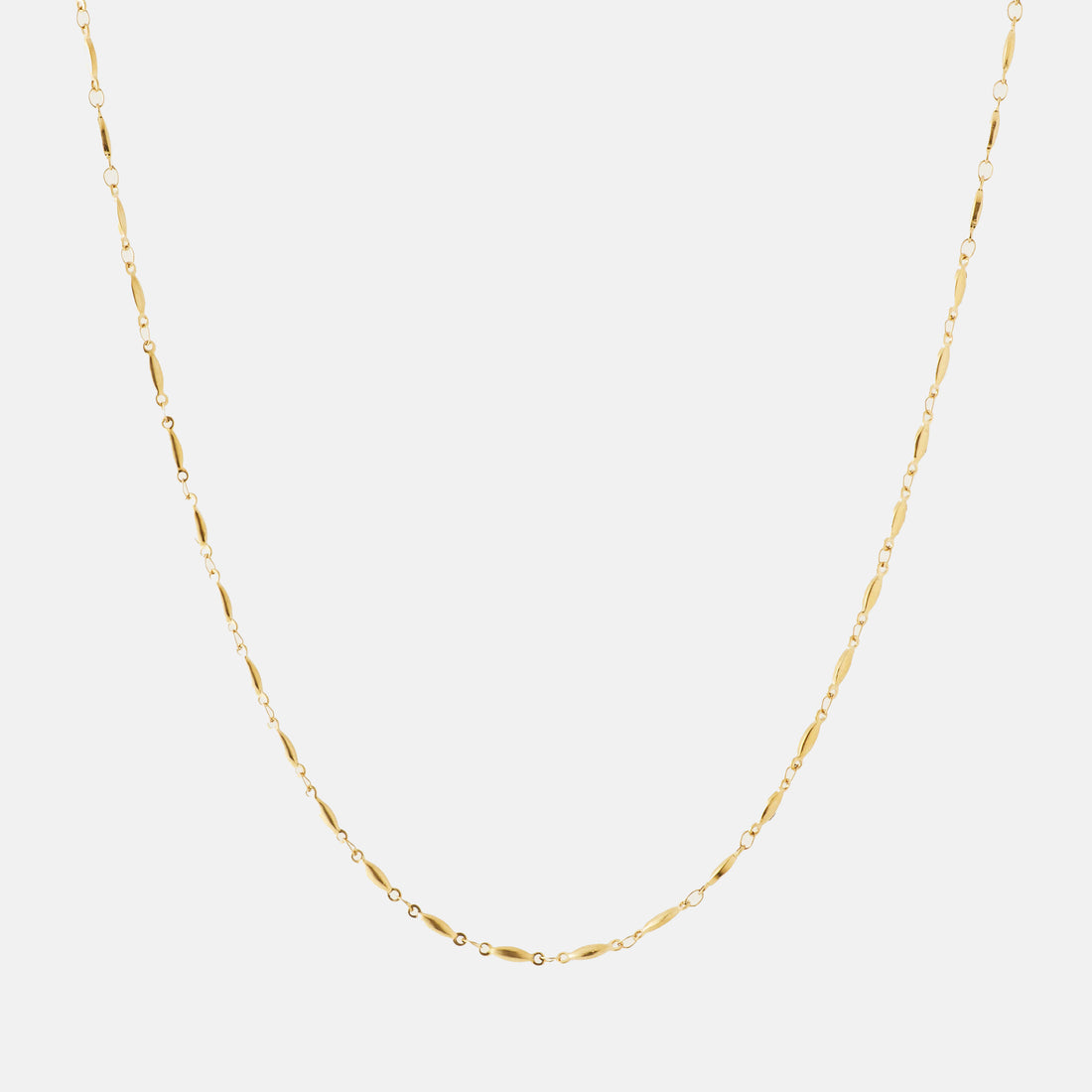 Oval Bead Chain Necklace - SOMIY
