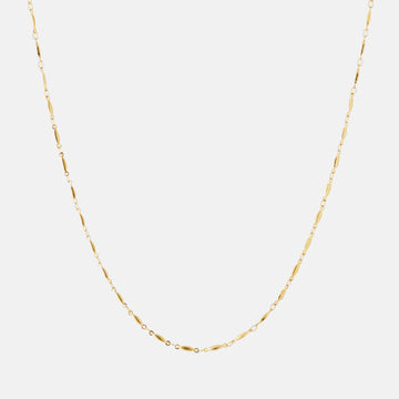 Oval Bead Chain Necklace - SOMIY