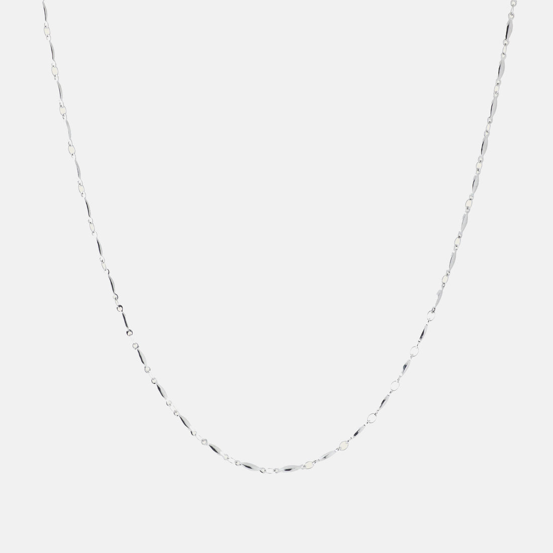 Oval Bead Chain Necklace - SOMIY