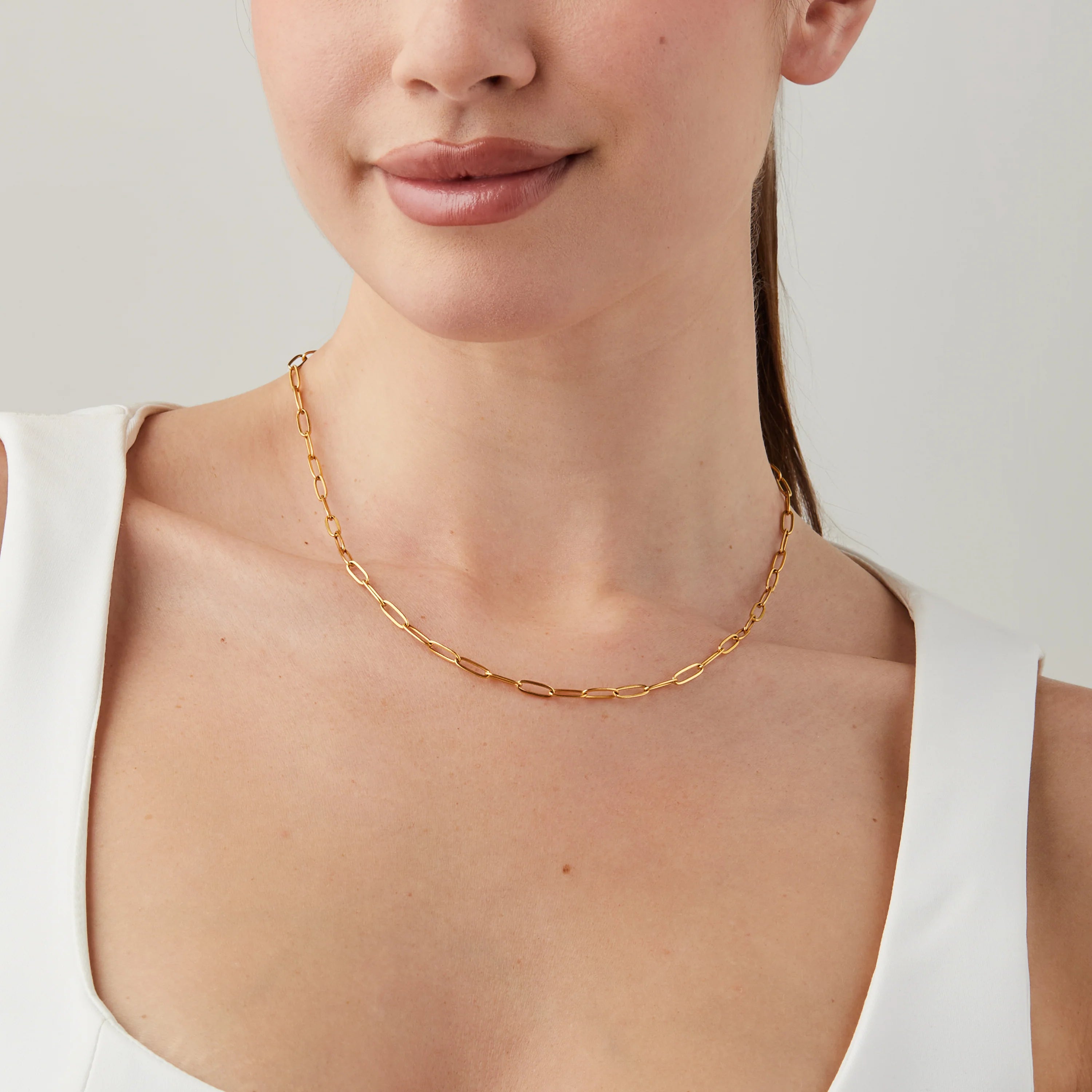 Paperclip Chain Necklace - SOMIY