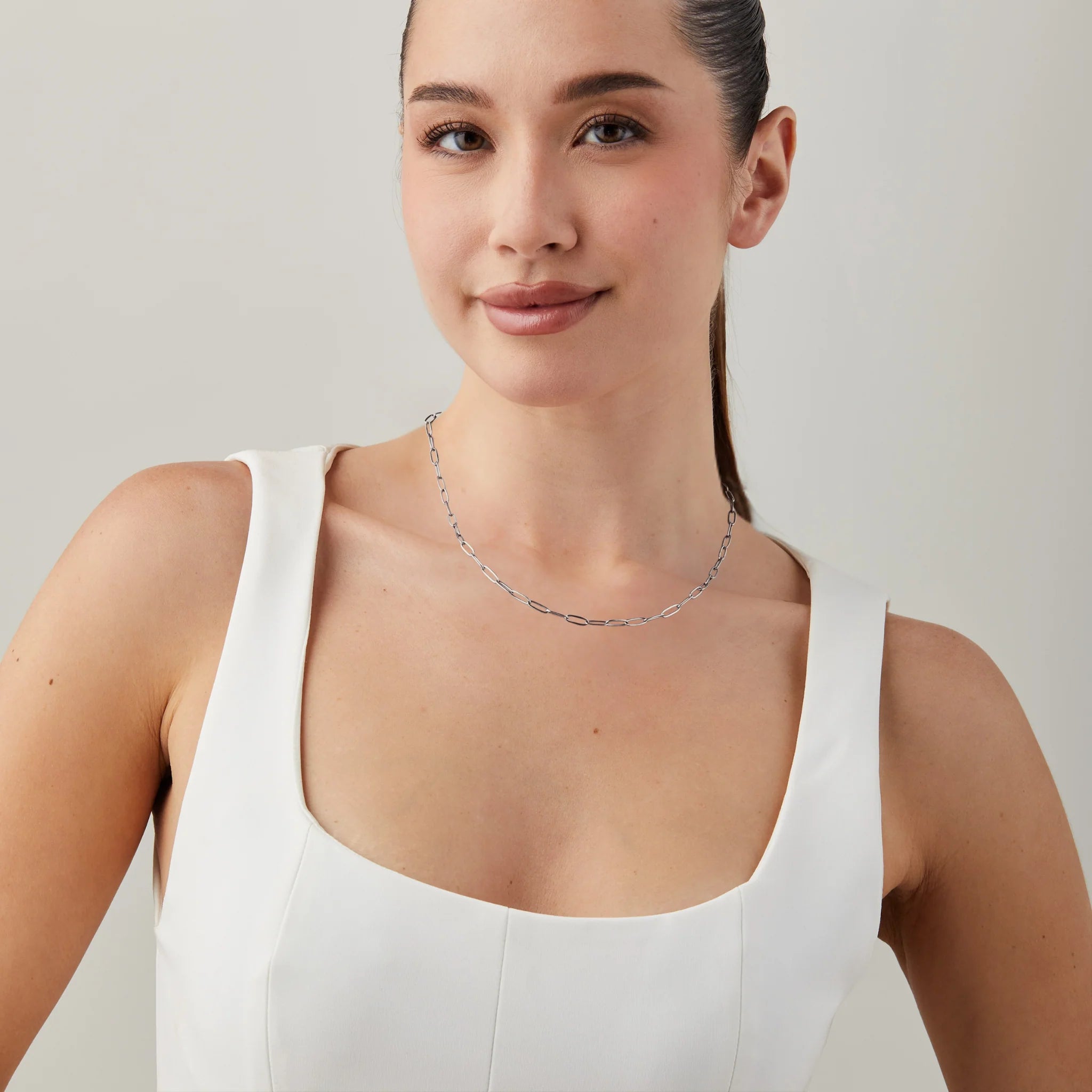 Paperclip Chain Necklace - SOMIY