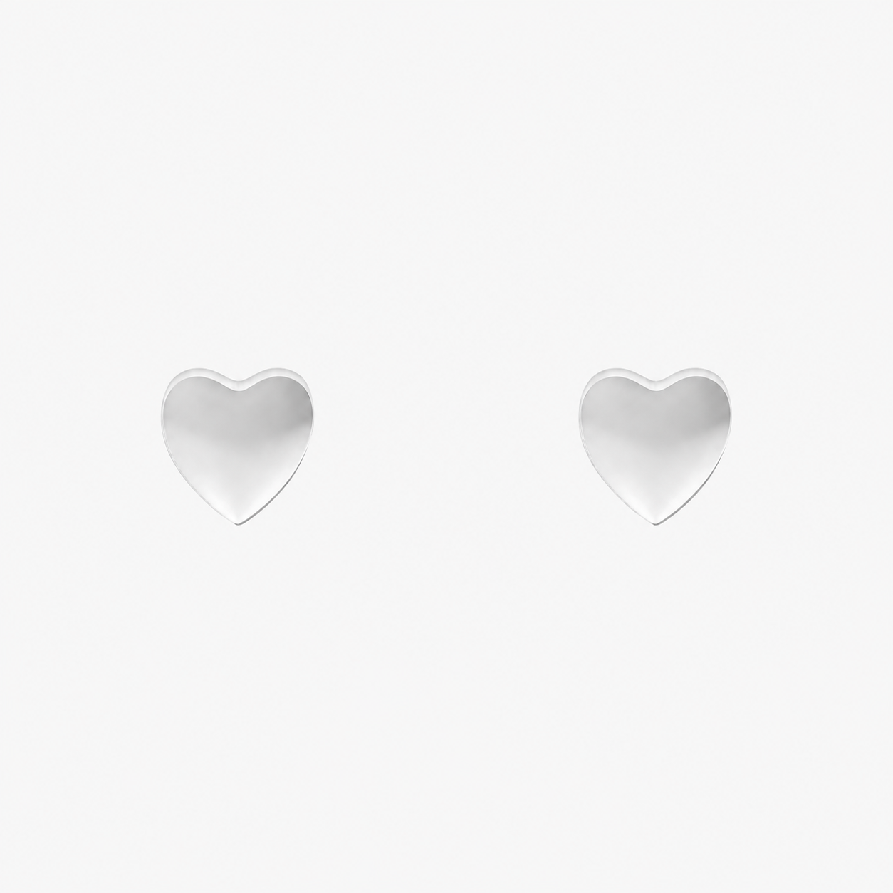 Petite Heart Clip-On Stud Earrings