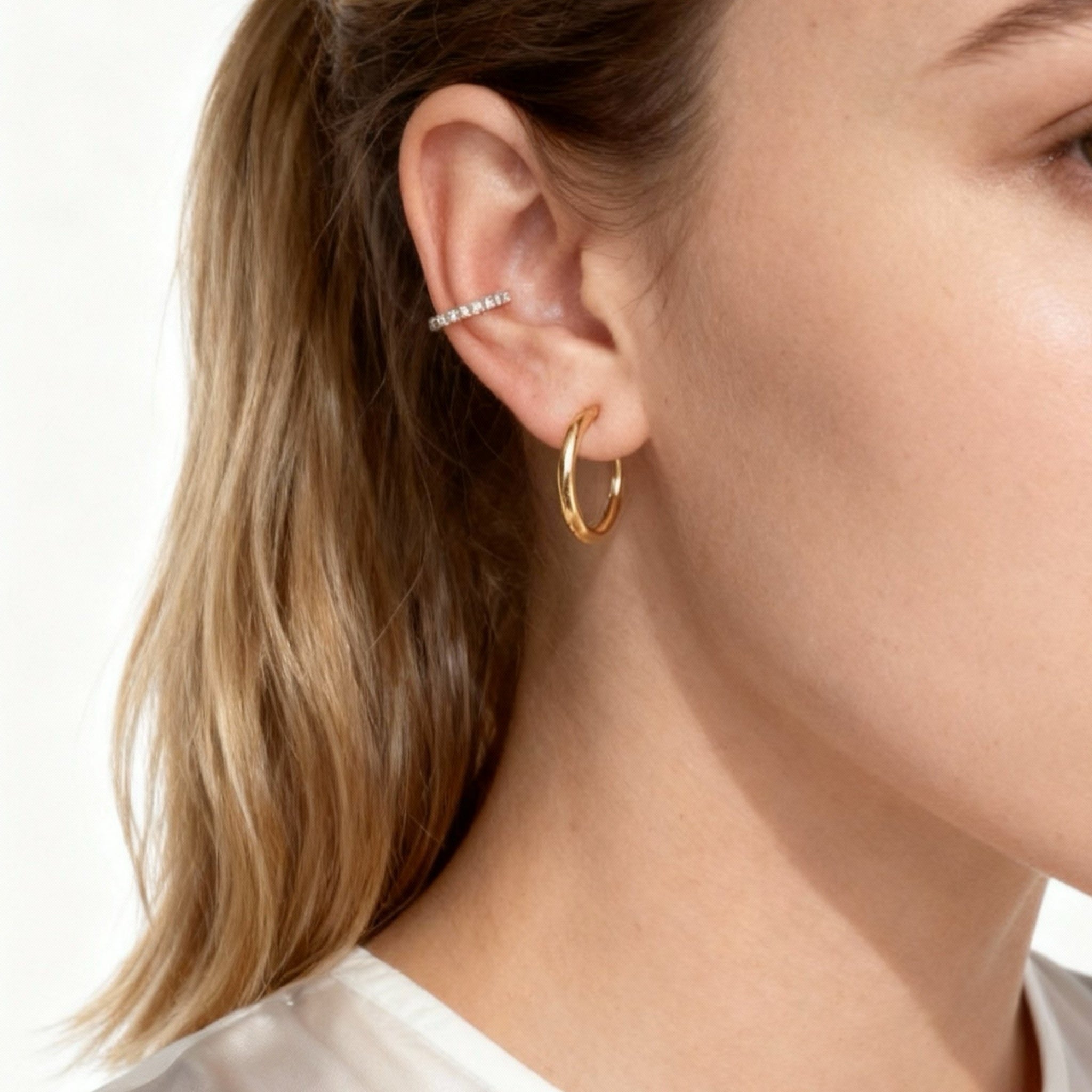 Tiny Clip-On Hoop Earrings