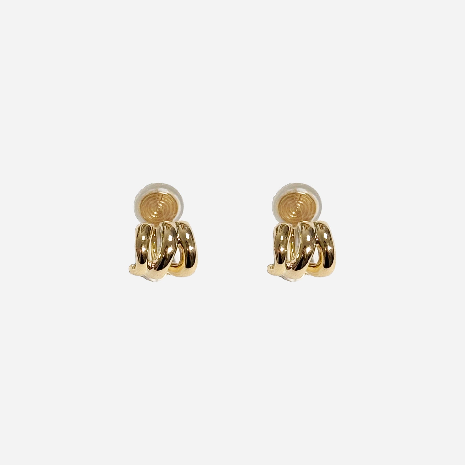 Goldhoop clip-on earrings by SOMIY – pain-free non-pierced jewelry for everyday wear