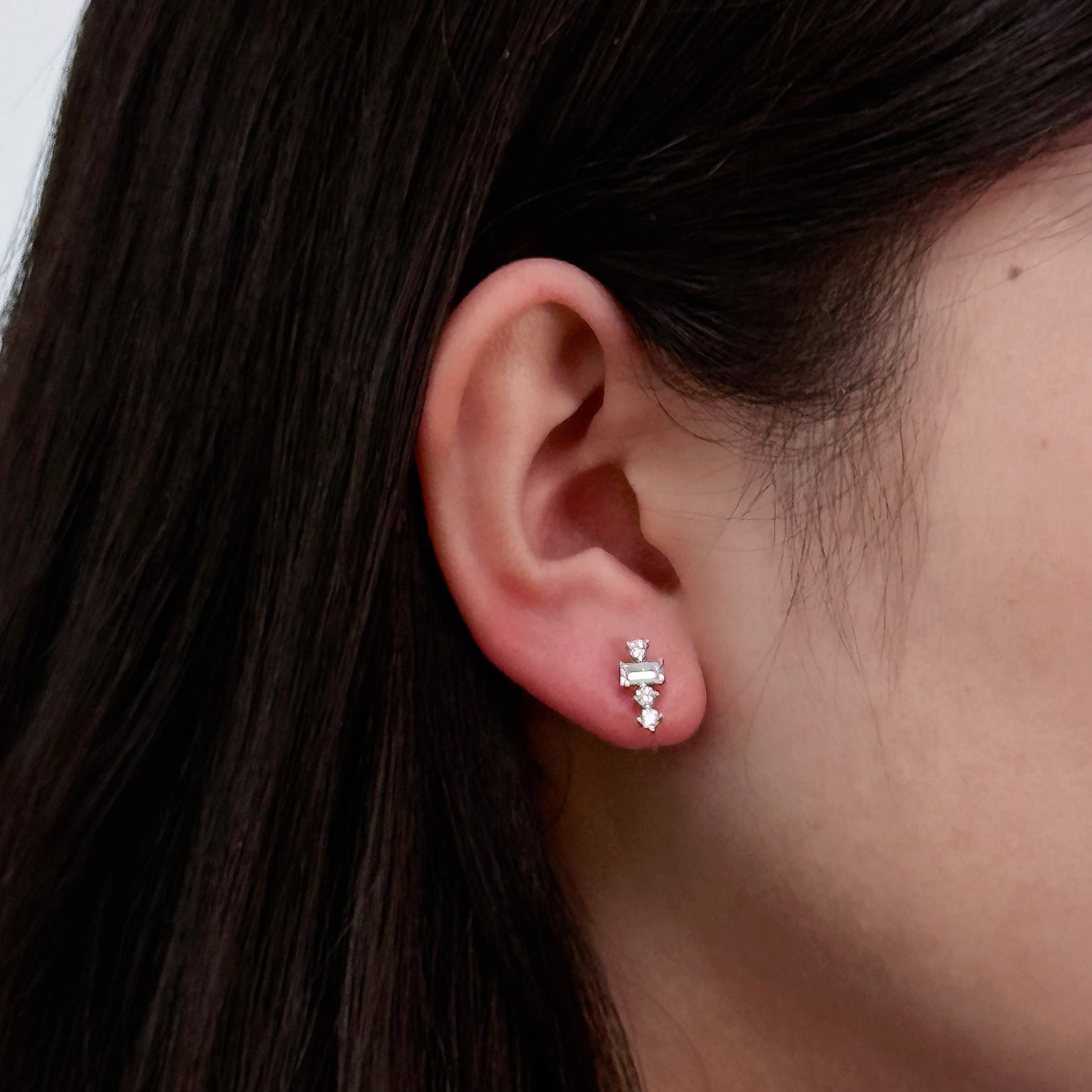 Geometric Stardrop Clip-On Earrings - SOMIY